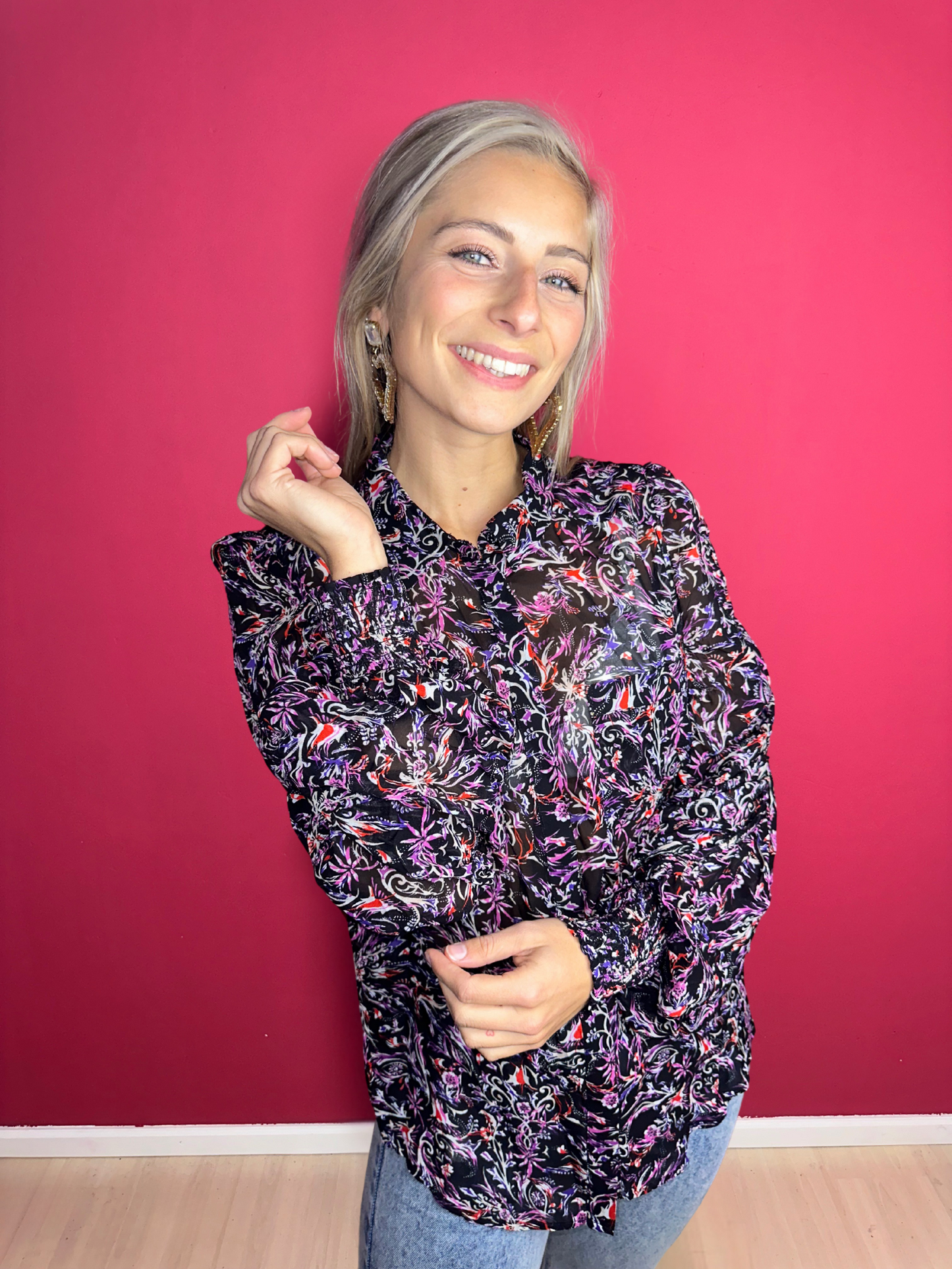 Chemisier imprimé Bérénice