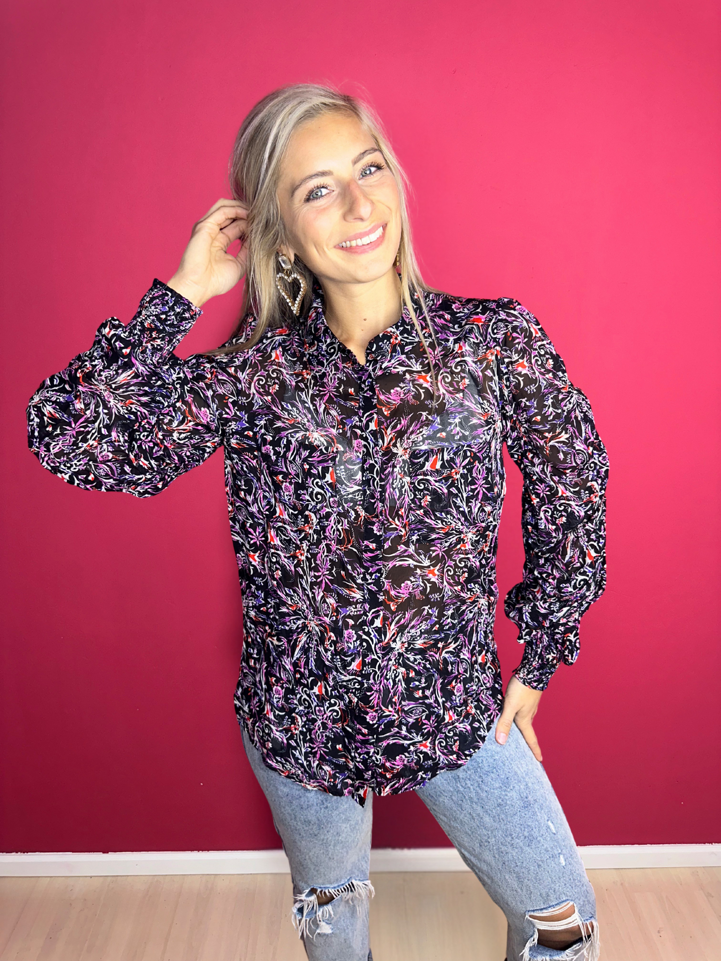 Chemisier imprimé Bérénice