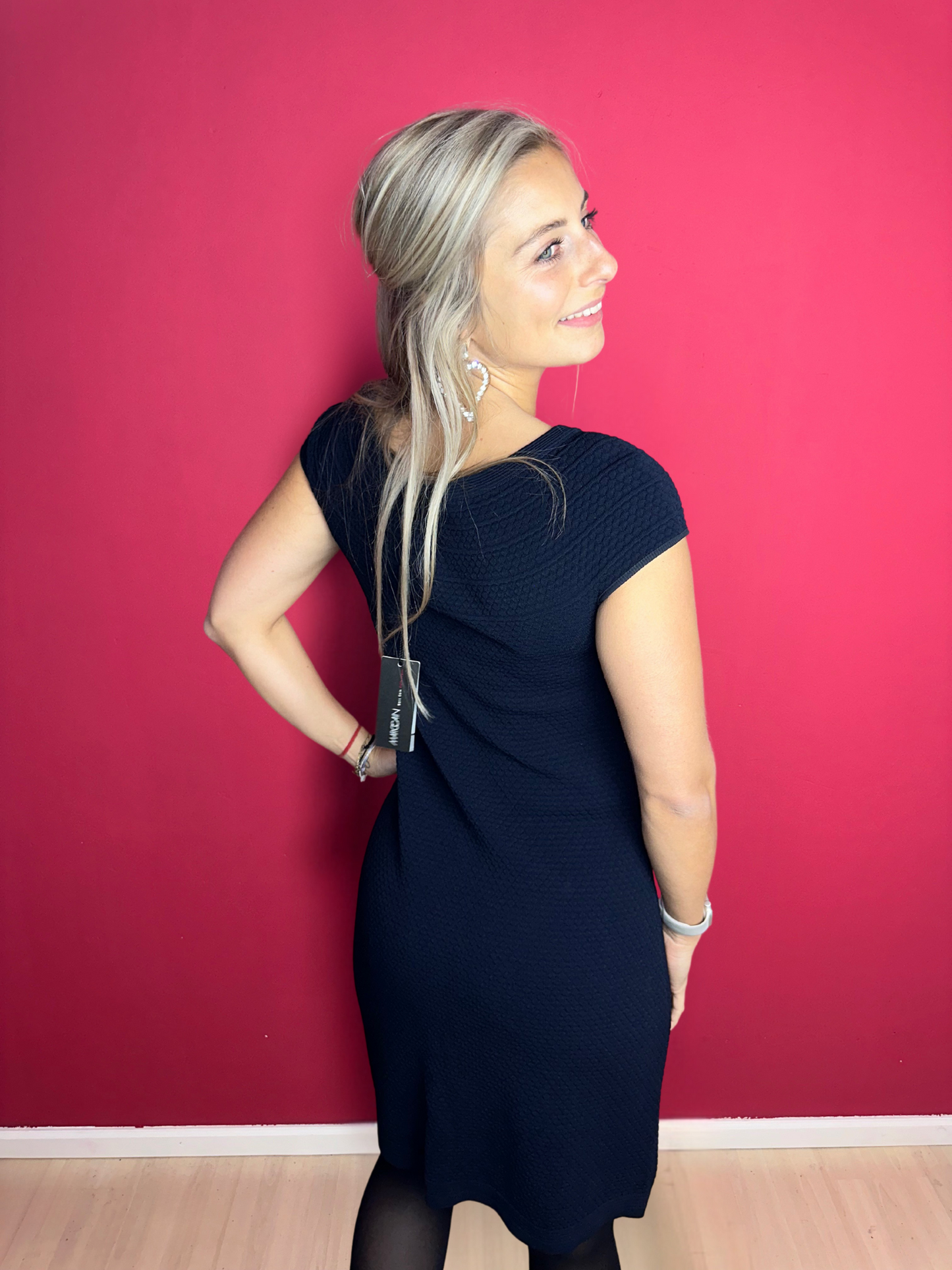 Robe Marccain bleu foncé