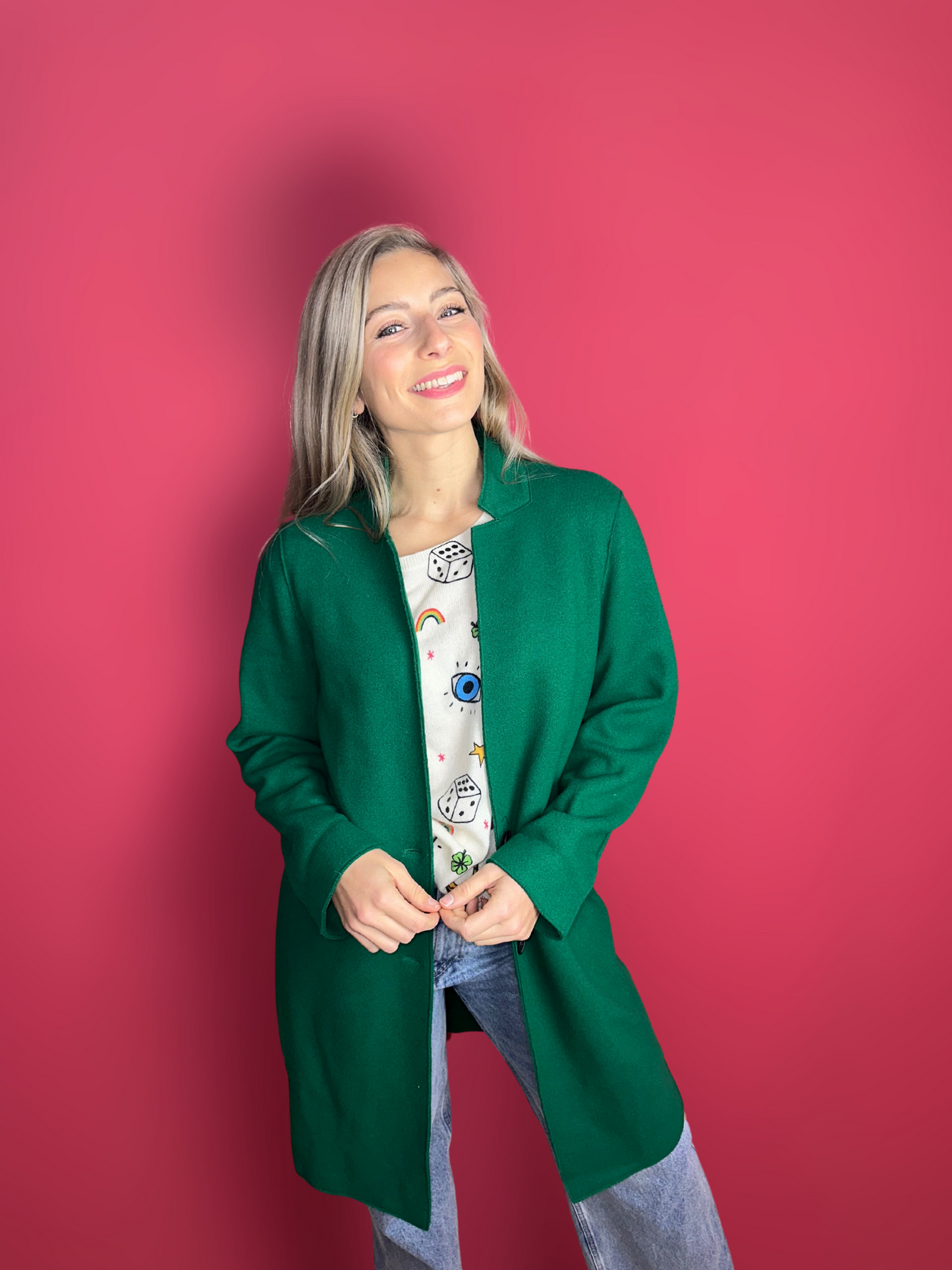 Ensemble veste verte