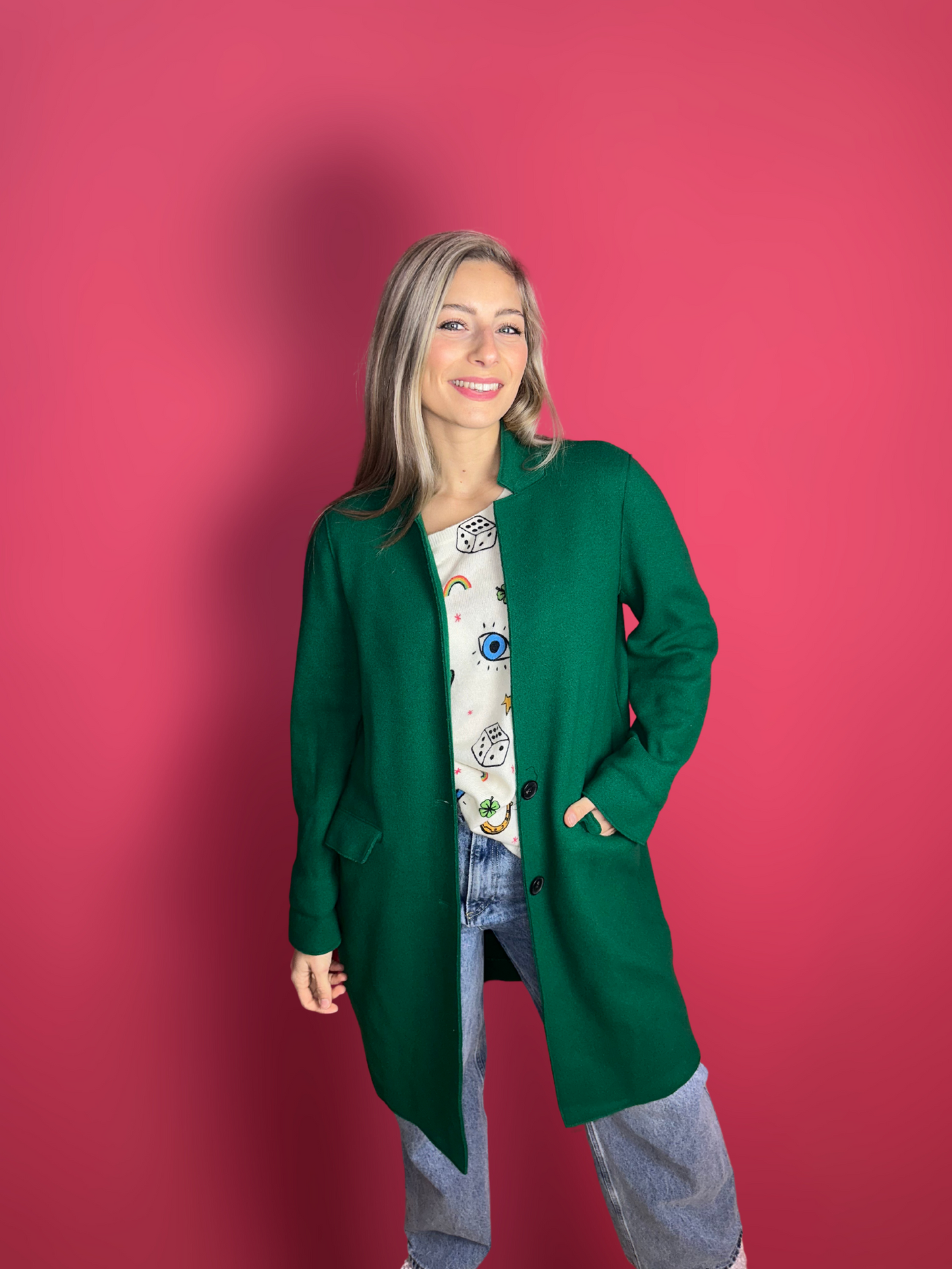 Ensemble veste verte