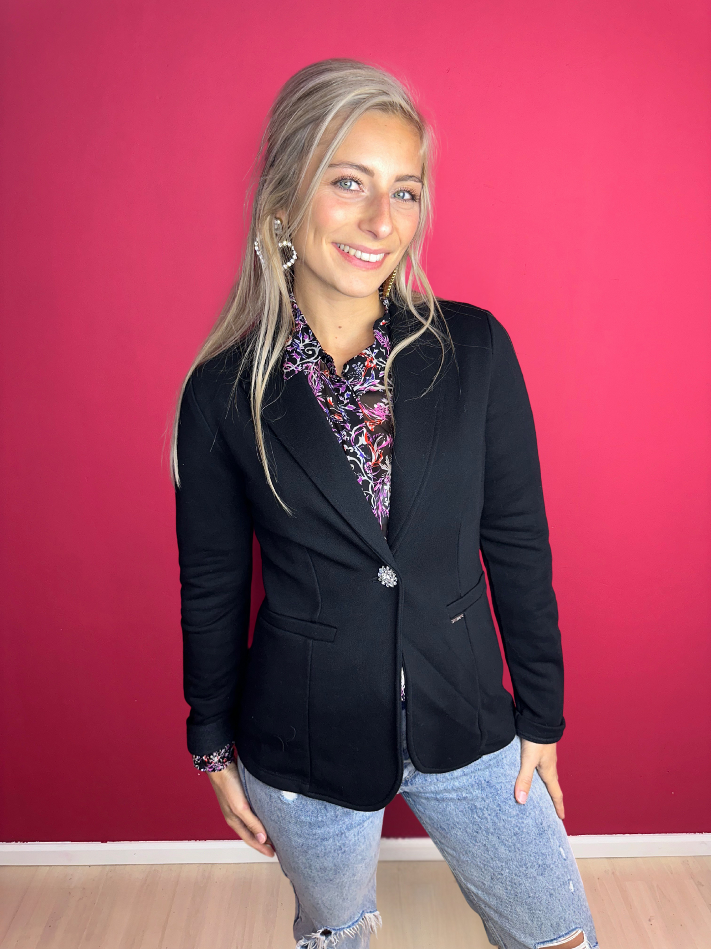 Blazer Liu Jo strass noir
