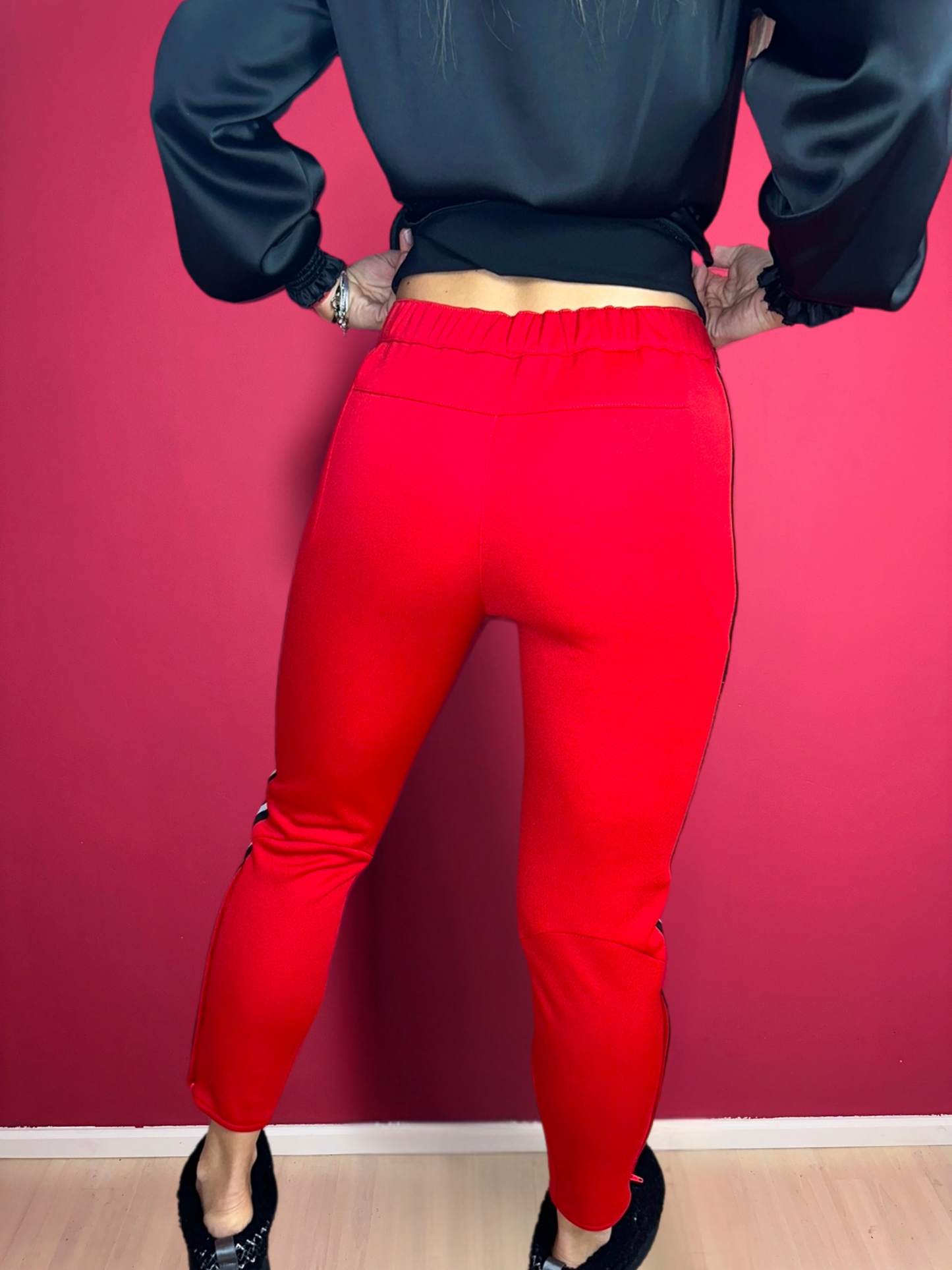 Ensemble pantalon rouge