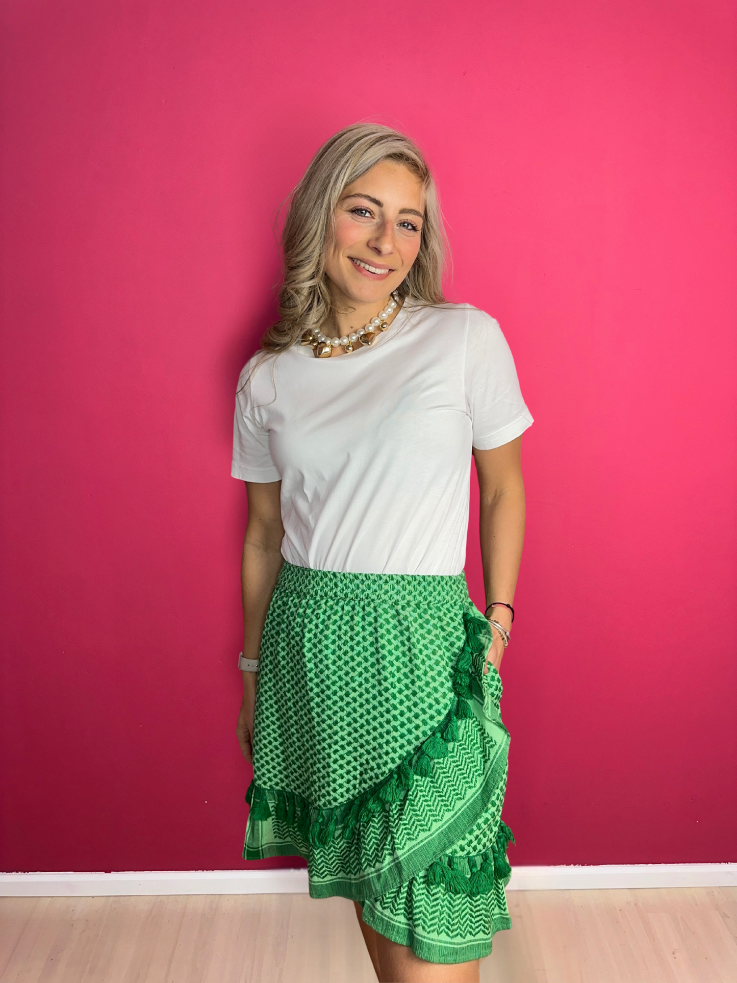 Jupe Cecilie verte