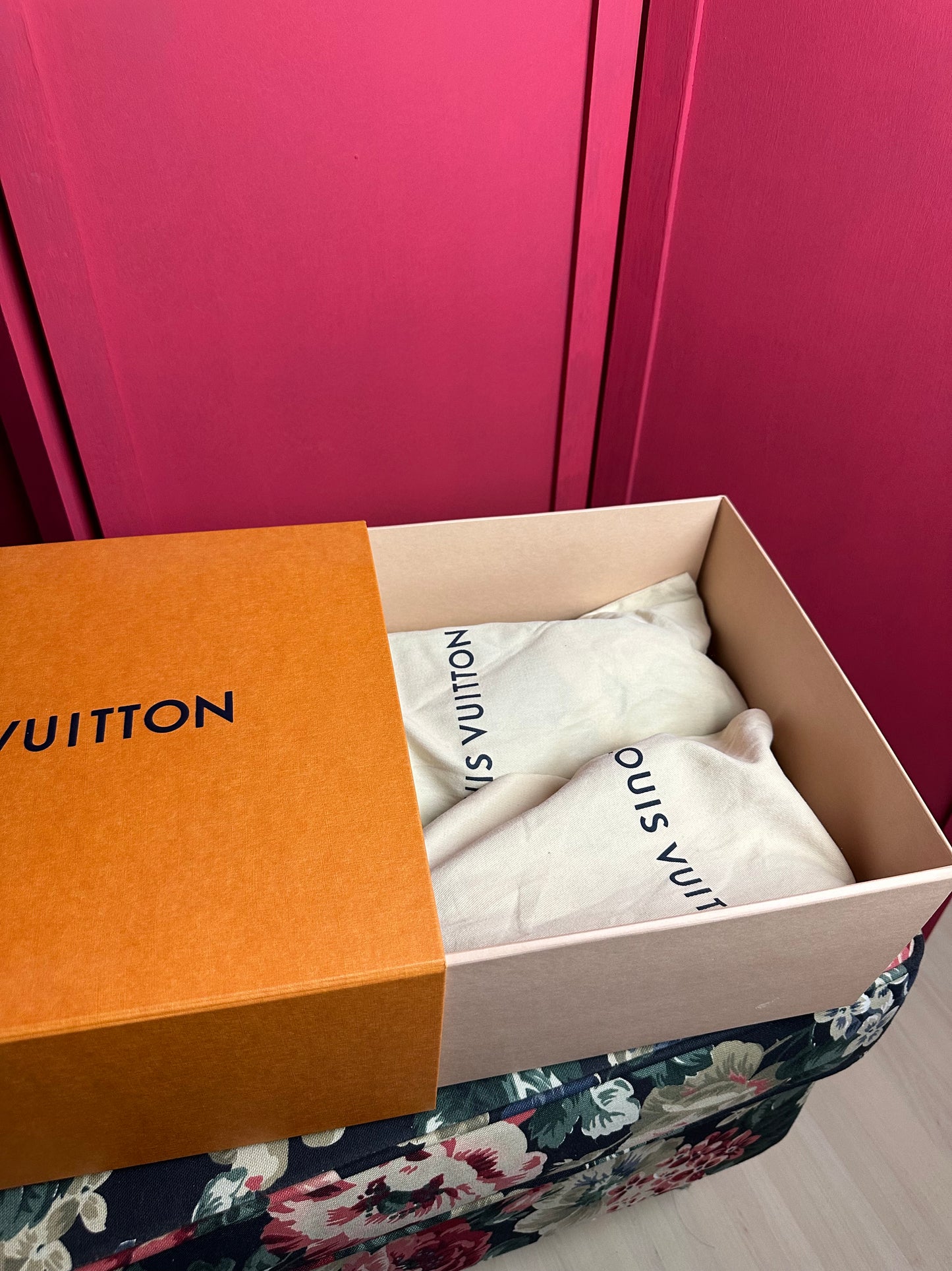 Sneakers Louis Vuitton donkerblauw/roze