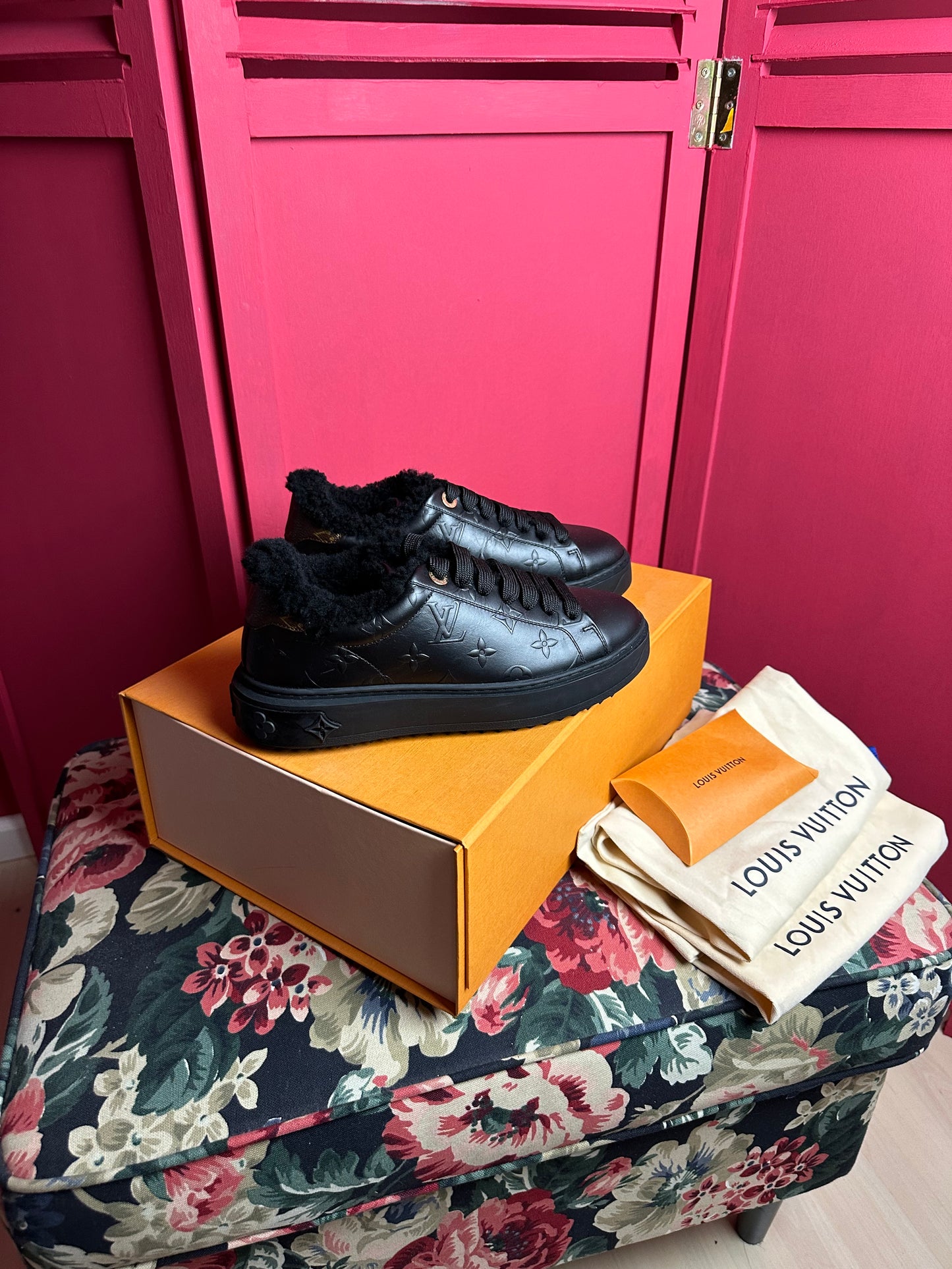 Baskets Louis Vuitton noires