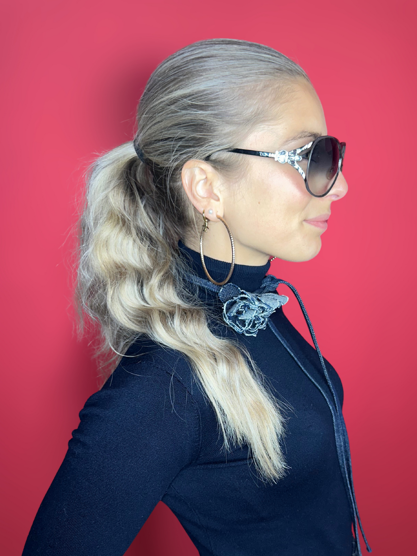 Zonnebril Dior kristallen
