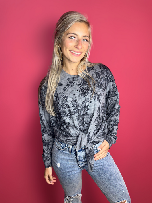 Trui Zadig&Voltaire print grijs