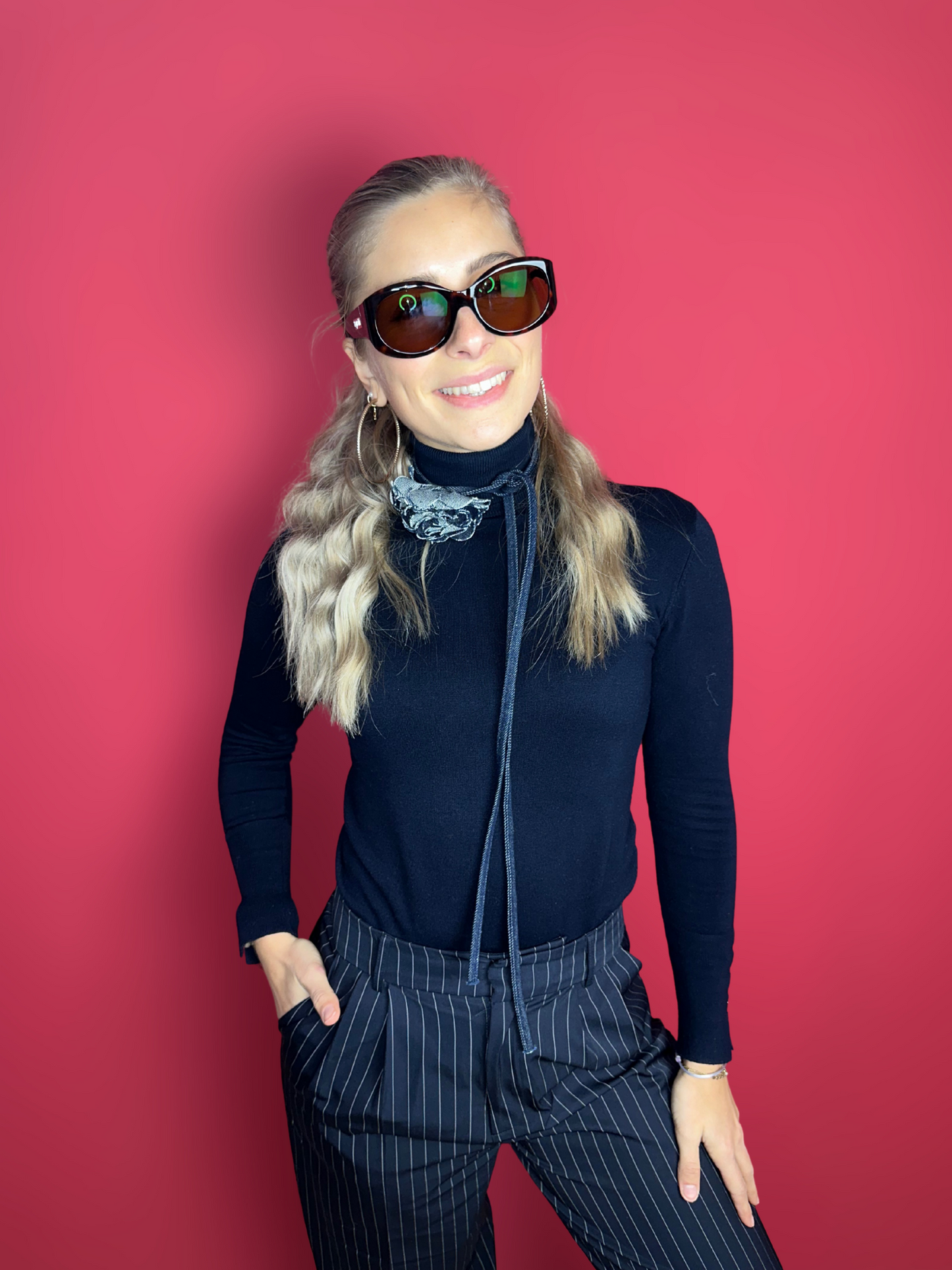 Lunettes de soleil La Prairie marron