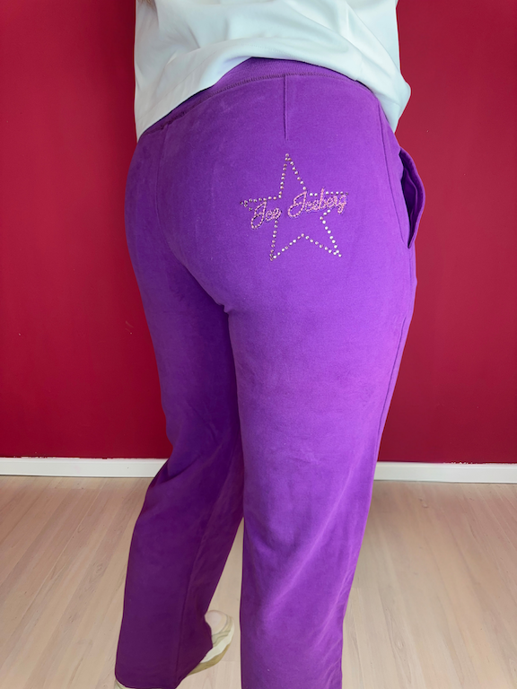 Broek jogging ICE Iceberg paars - Maat 38/40
