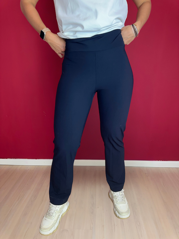 Broek flair Japan TKY donkerblauw - Maat L