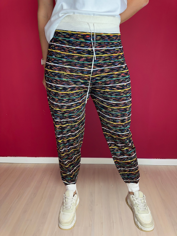 Broek Missoni meerkleurig - Maat XL