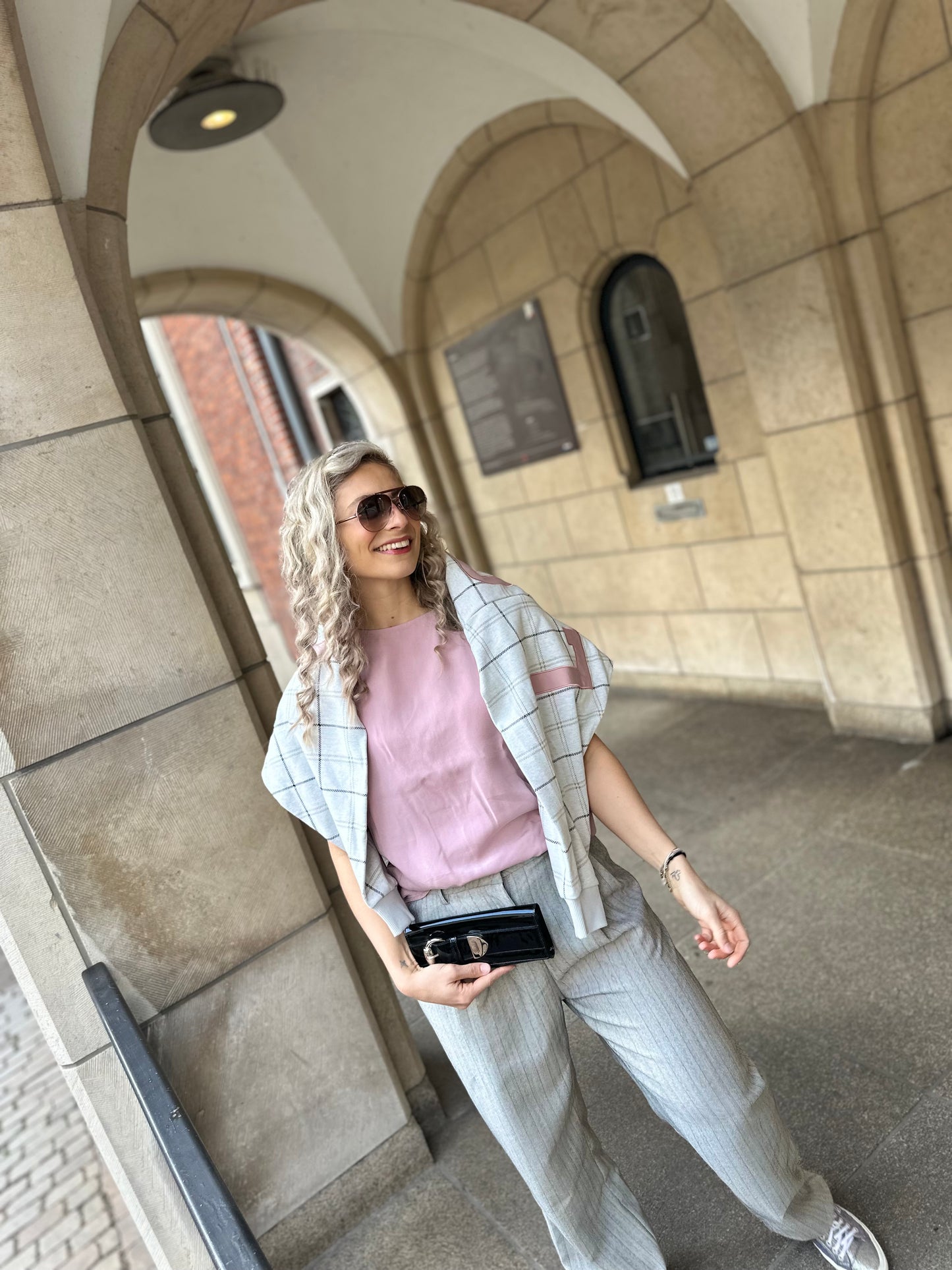 Chemisier Elias Rumelis vieux rose