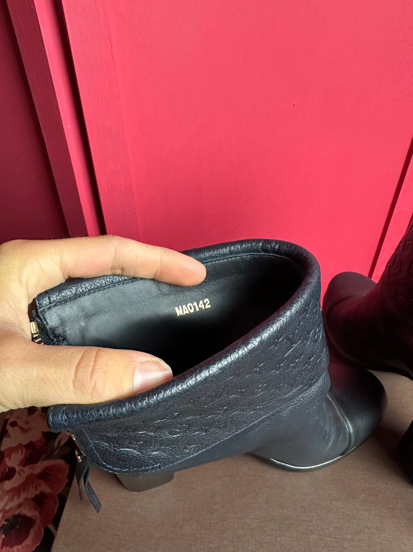 Escarpins Louis Vuitton bleu foncé