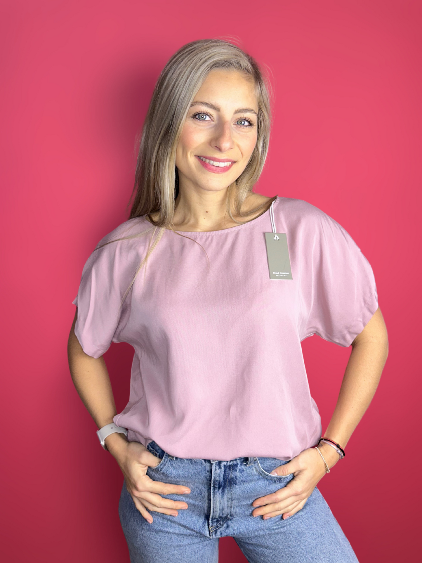 Chemisier Elias Rumelis vieux rose