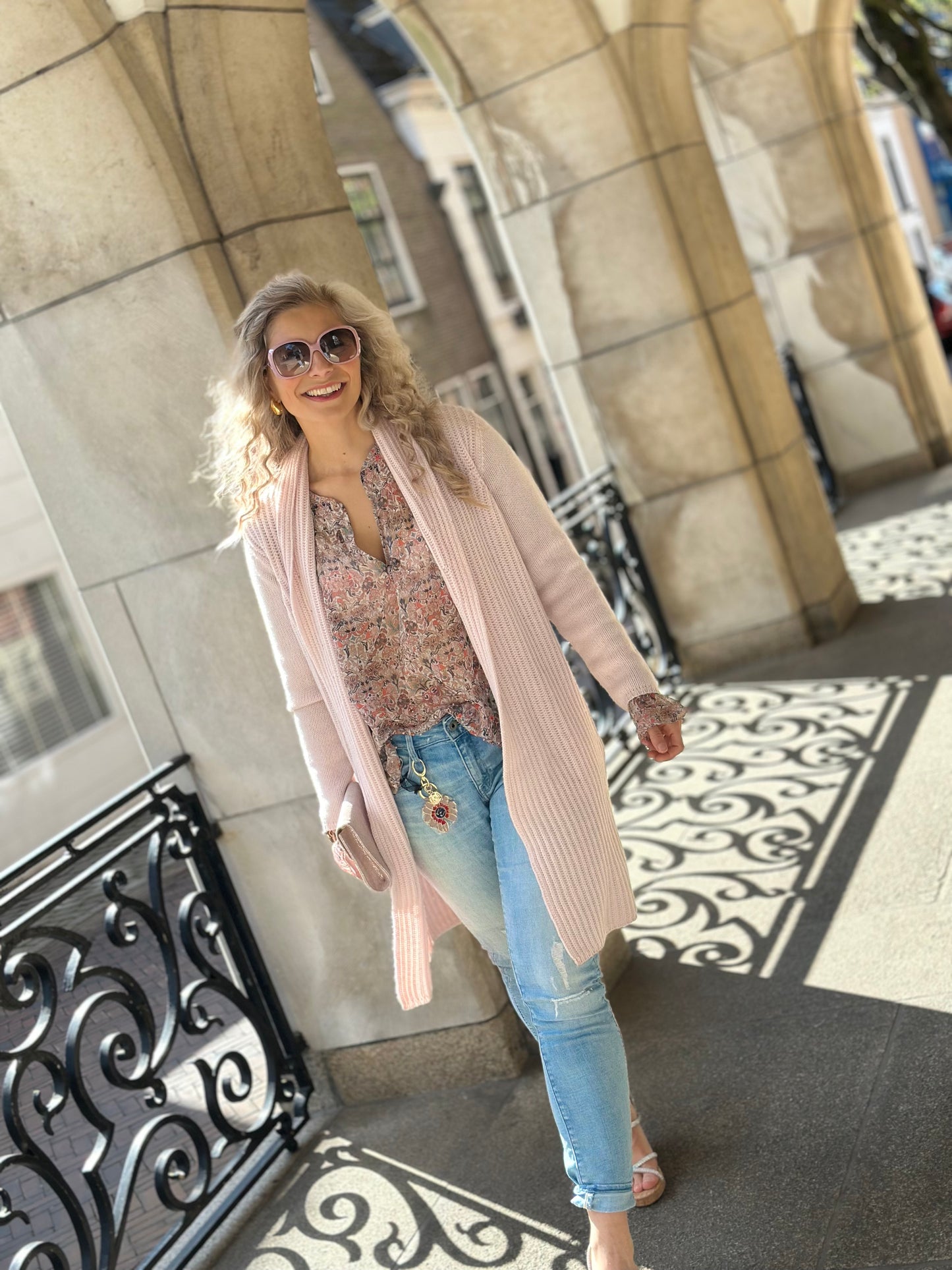 Gilet FFC rose clair