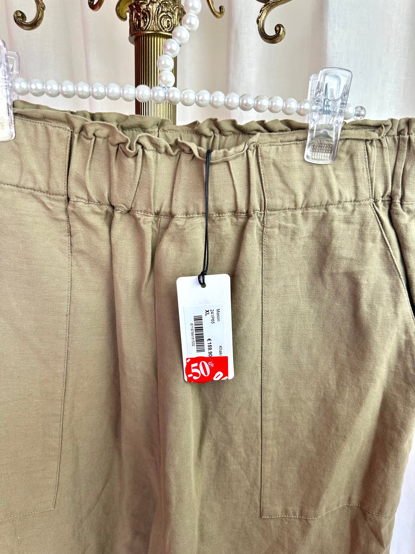 Broek Knit-Ted linnen - Maat XL