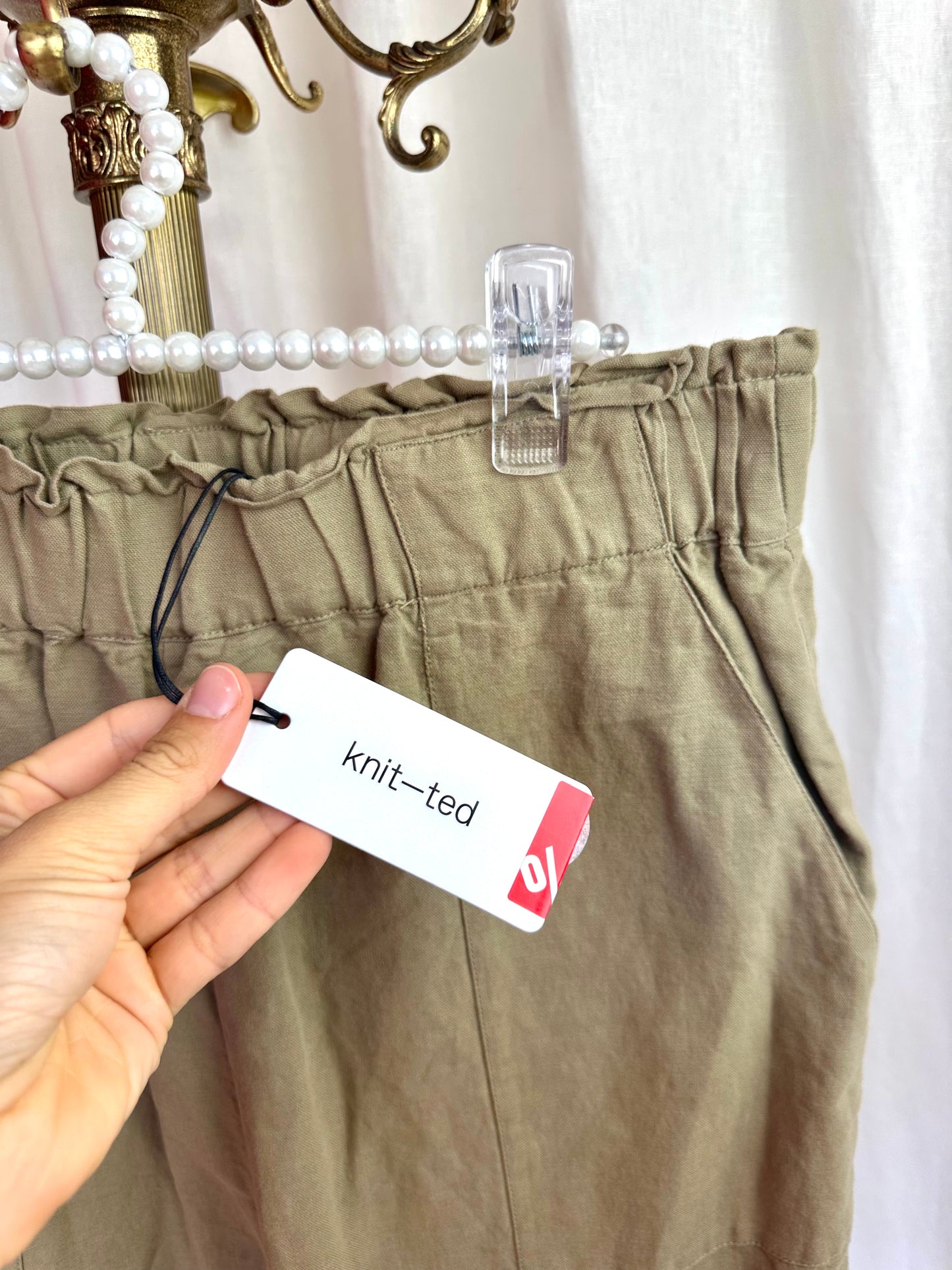 Broek Knit-Ted linnen - Maat XL