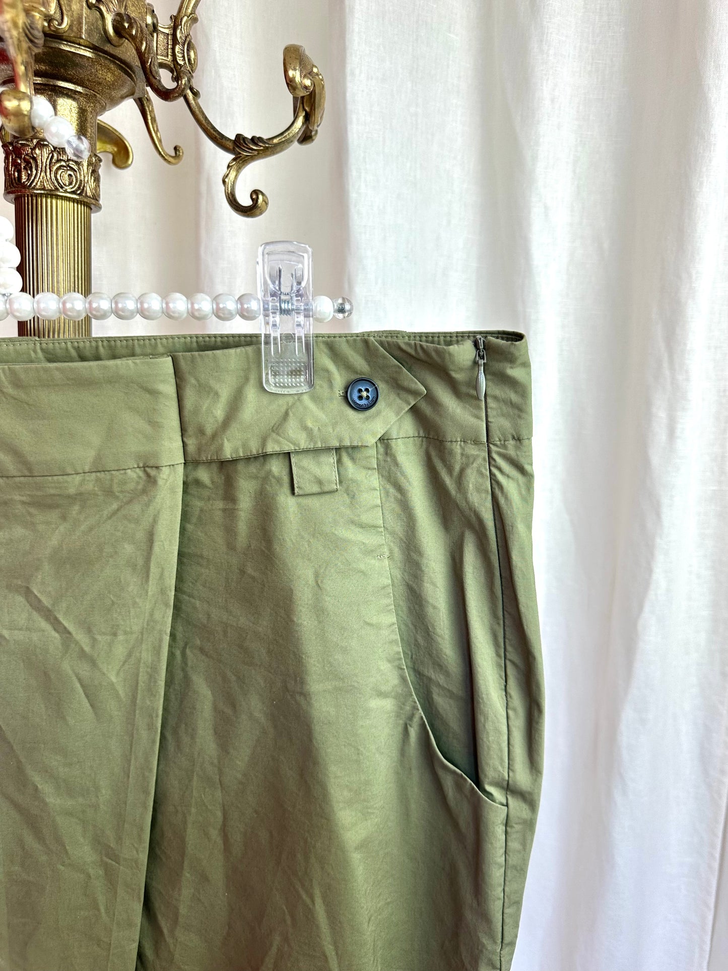 Broek Womanbyearn legergroen - Maat 40