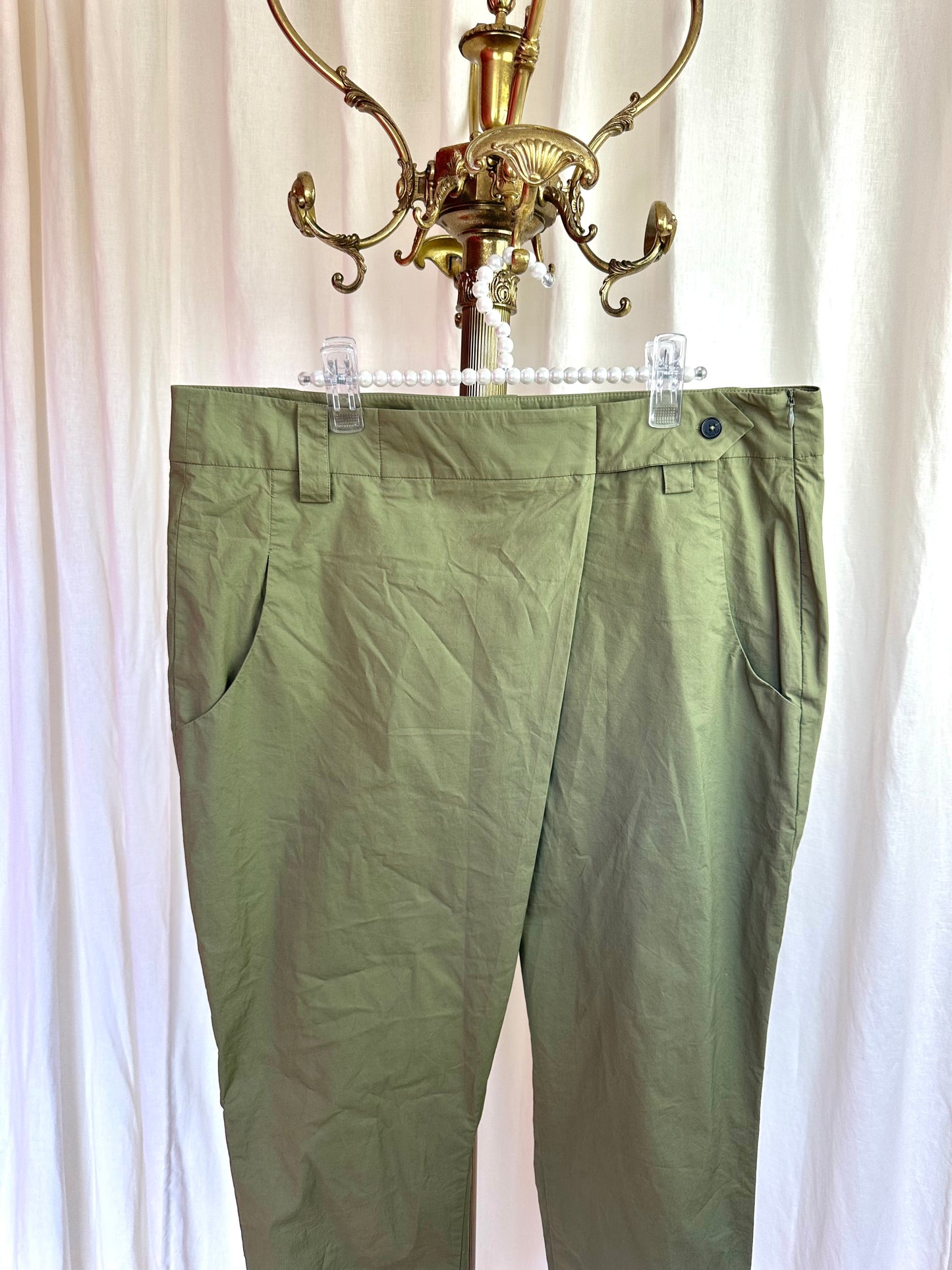 Broek Womanbyearn legergroen - Maat 40