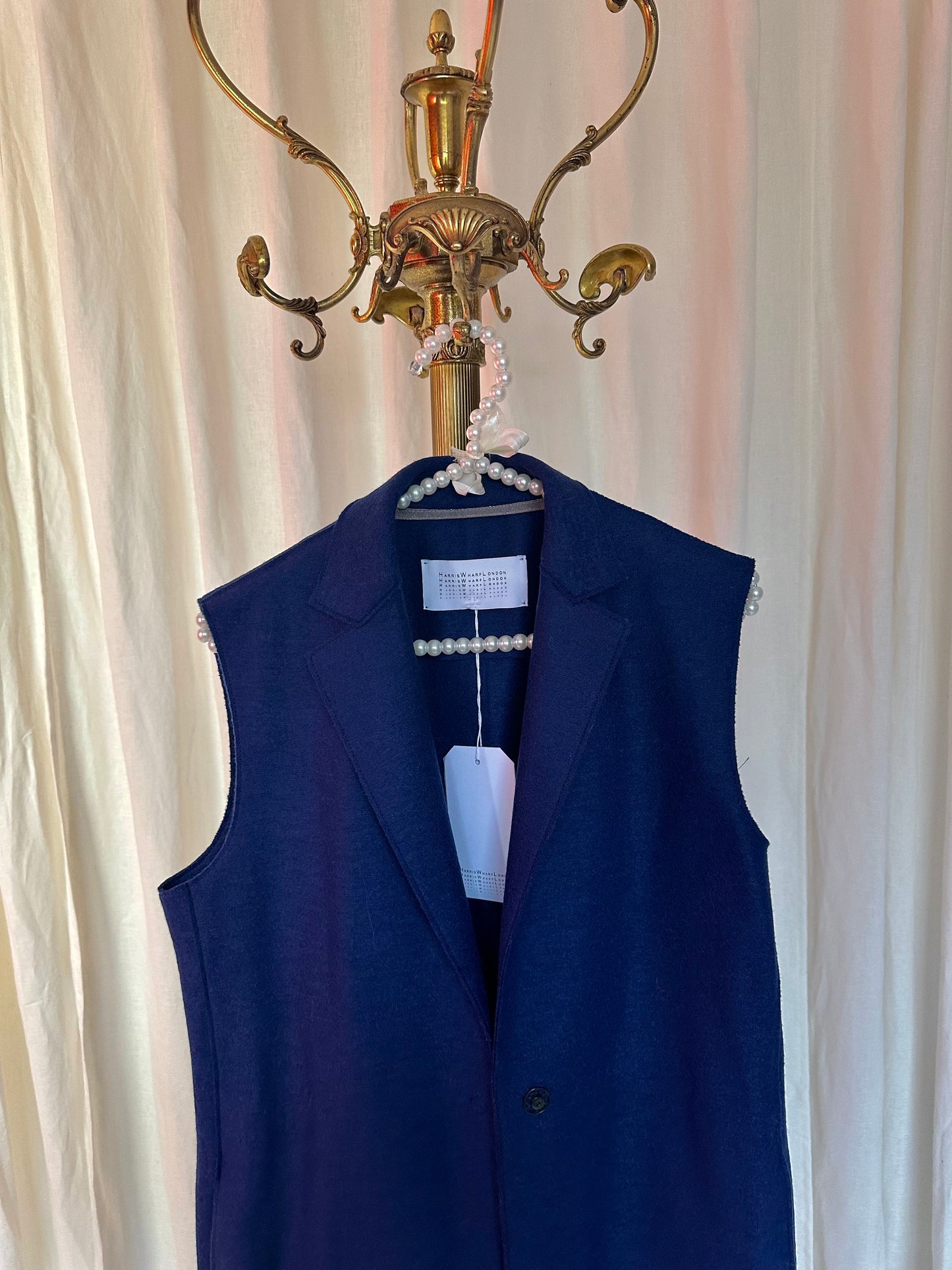 Gilet Harris Wharf London blauw - maat 40