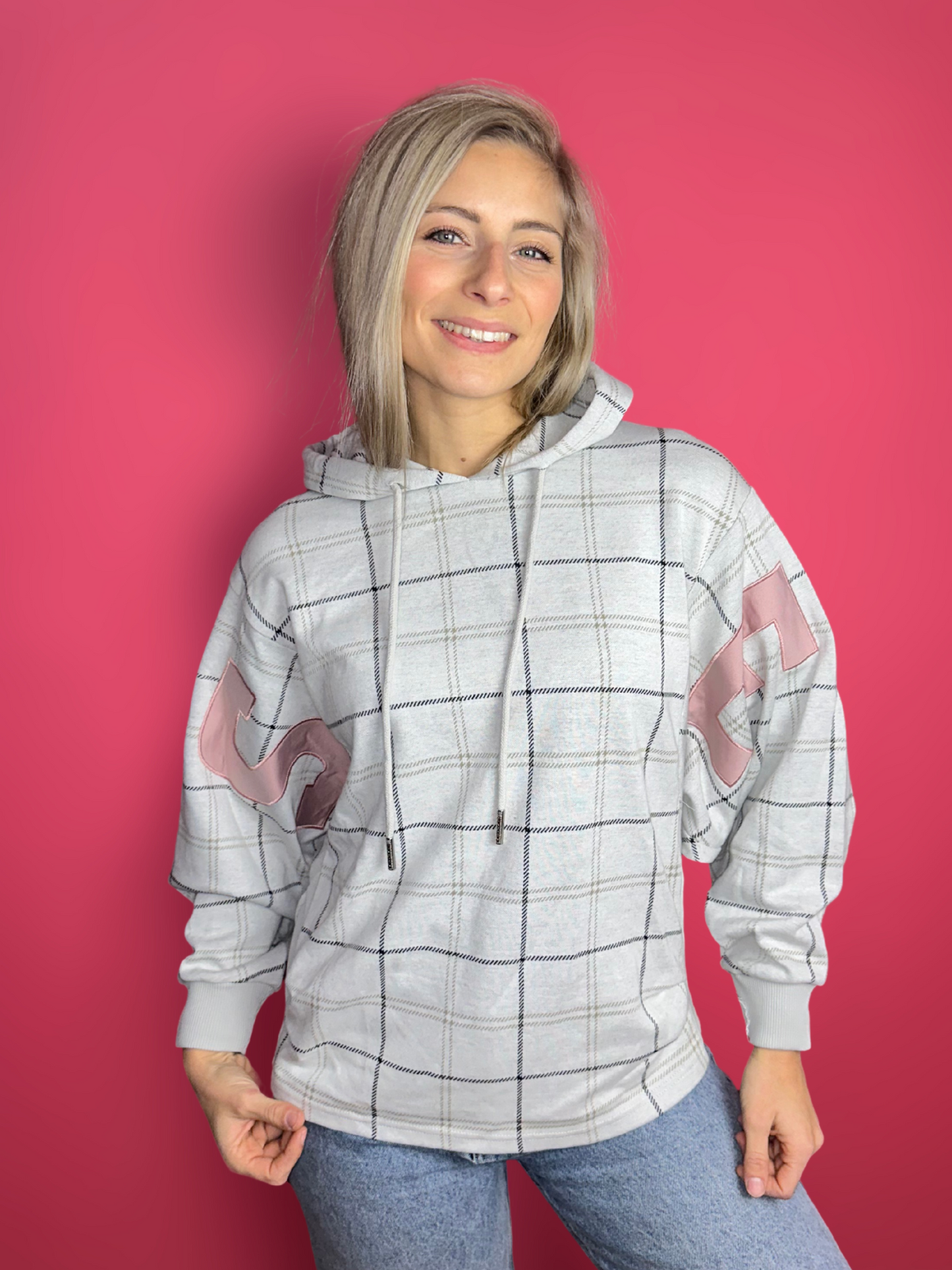 Sweat à capuche Elias Rumelis gris