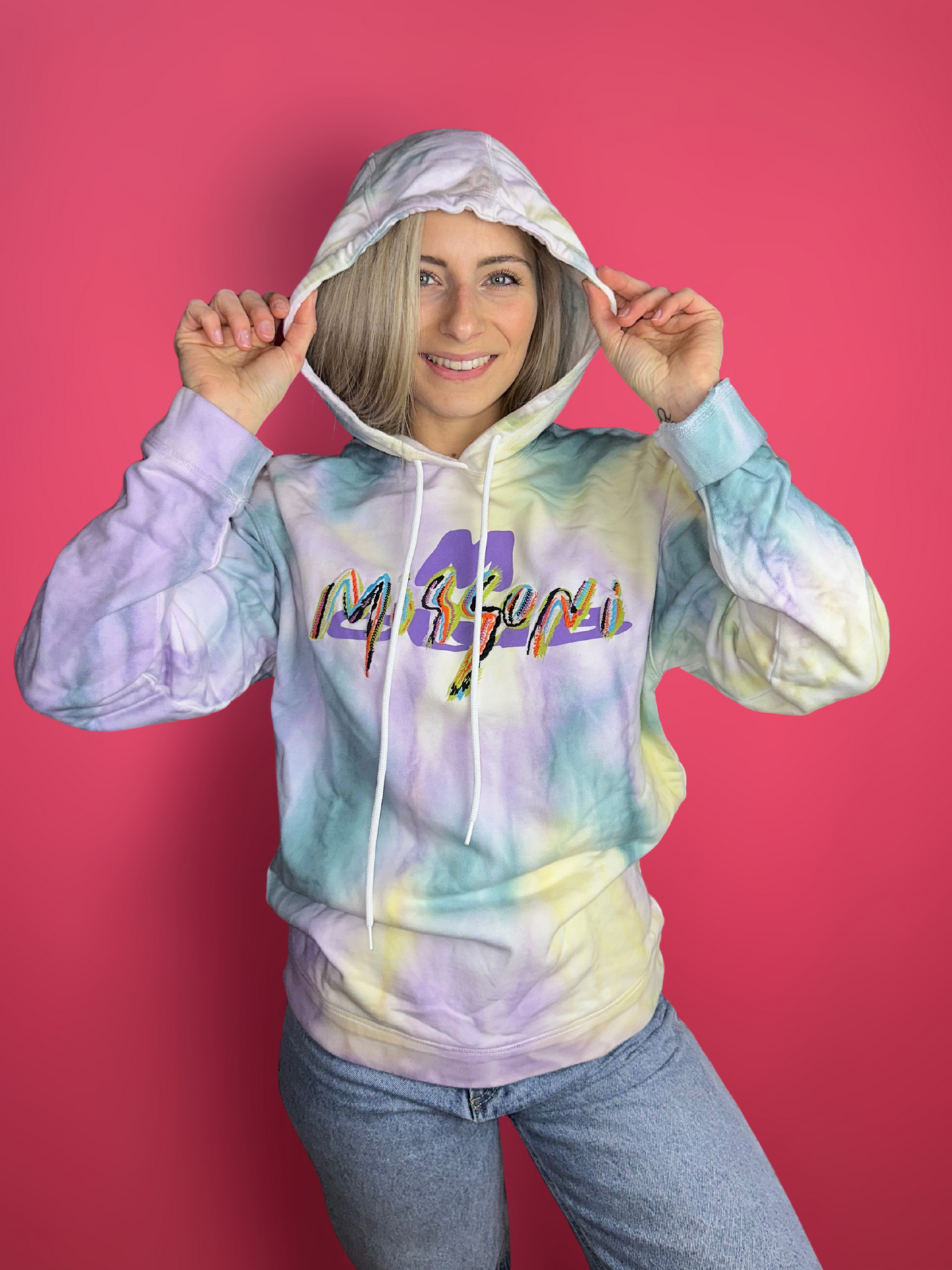 Sweat à capuche Missoni tie dye