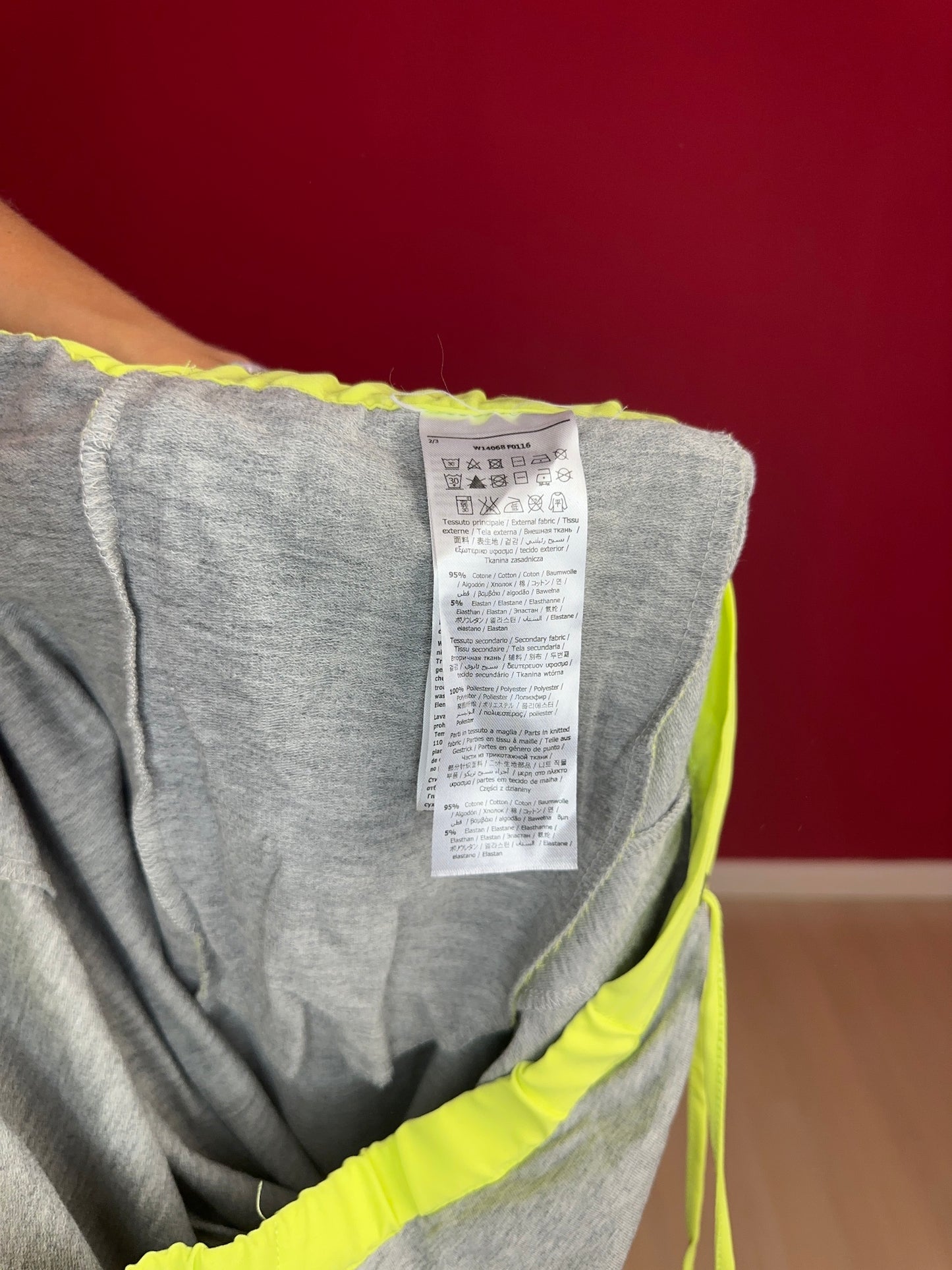 Broek Liu Jo jogging grijs/geel - Maat 42