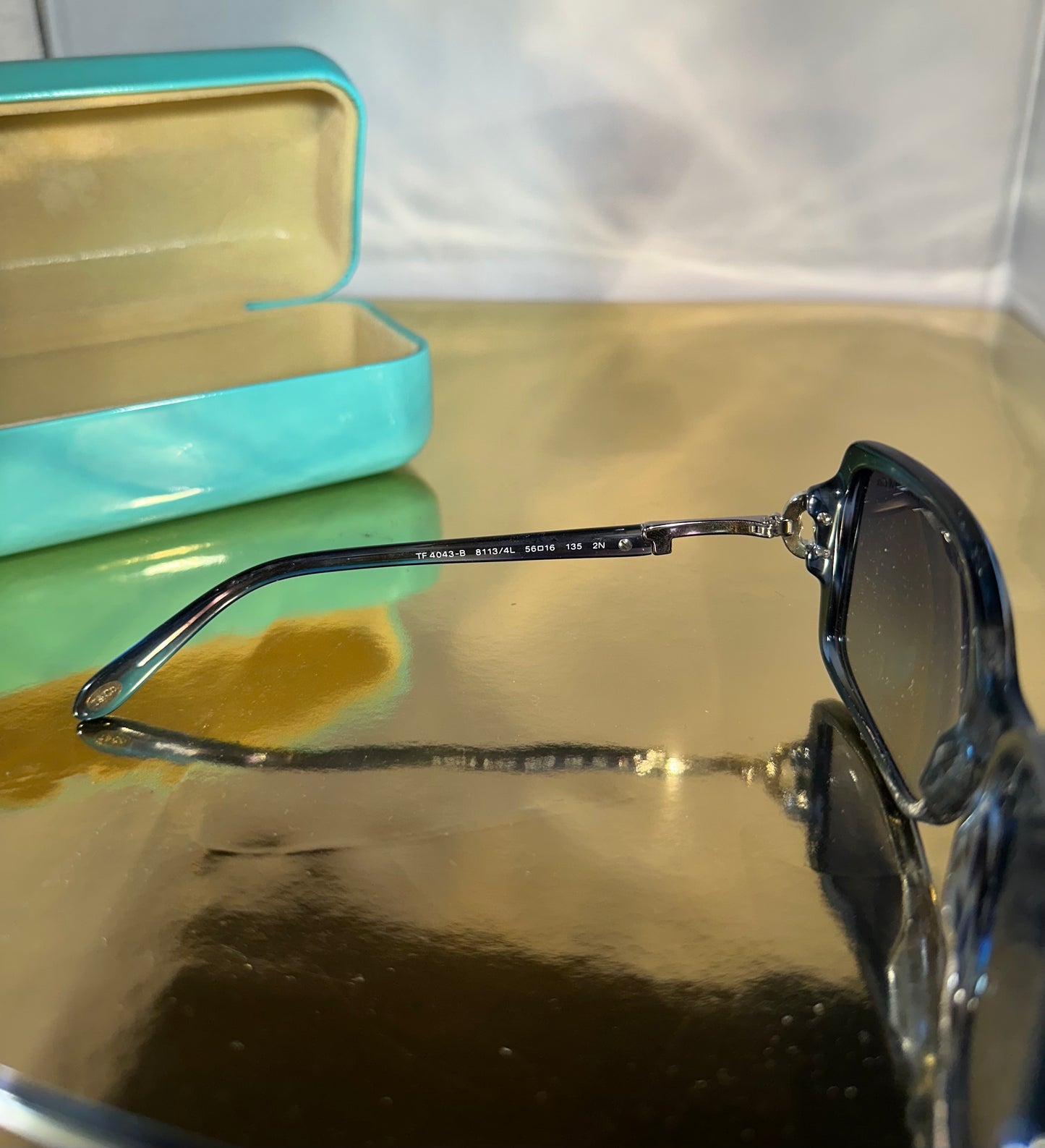 Tiffany&Co. Lunettes de soleil noir/argent