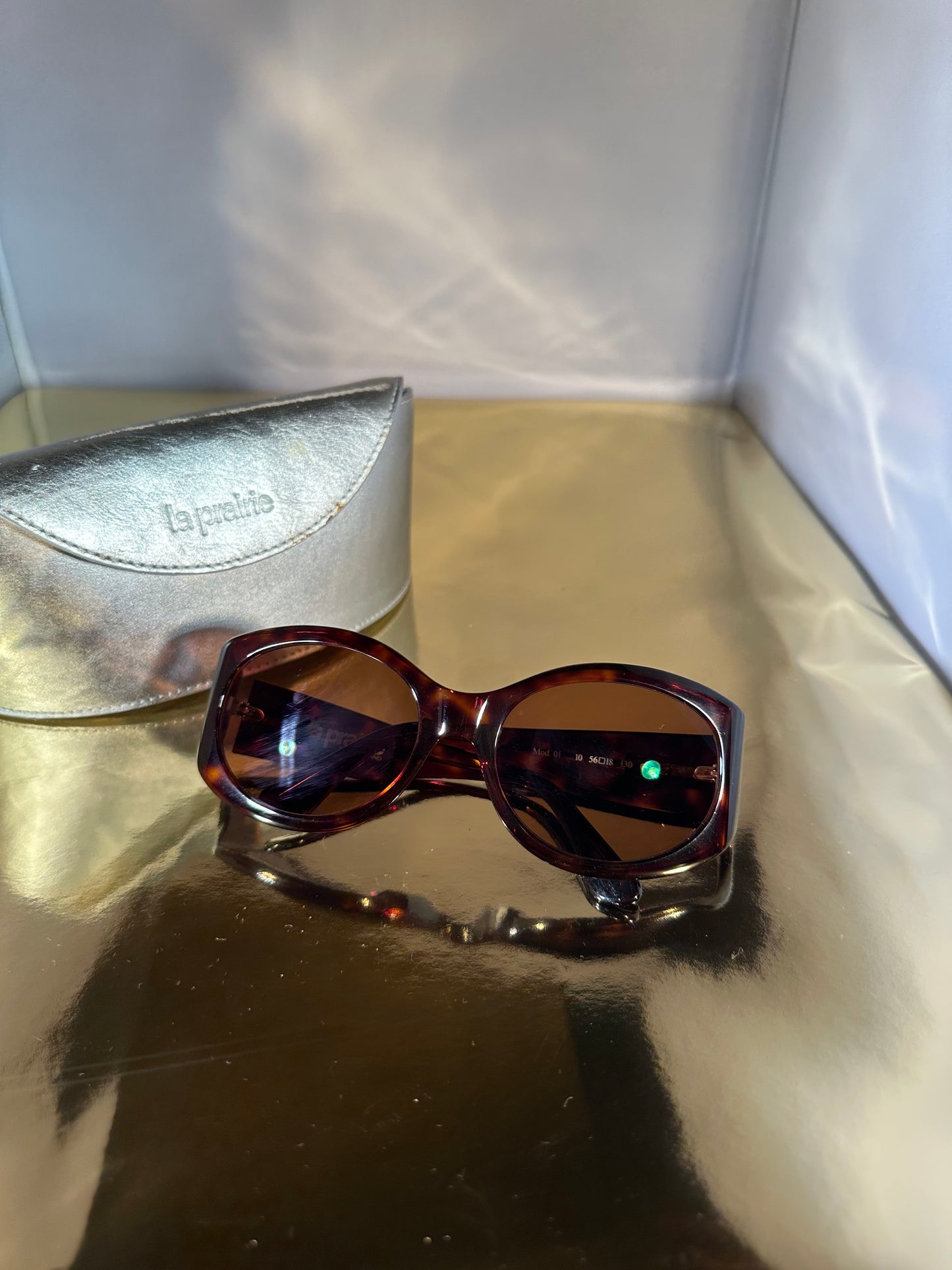 Lunettes de soleil La Prairie marron