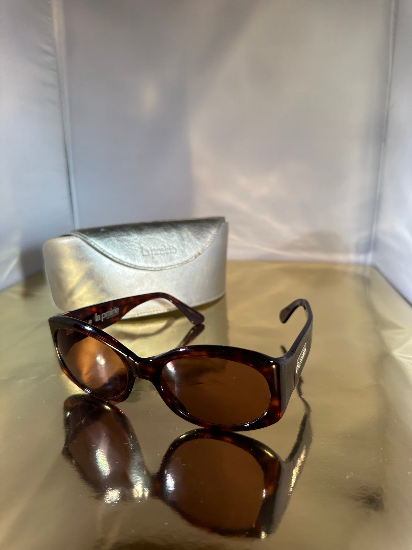 Lunettes de soleil La Prairie marron