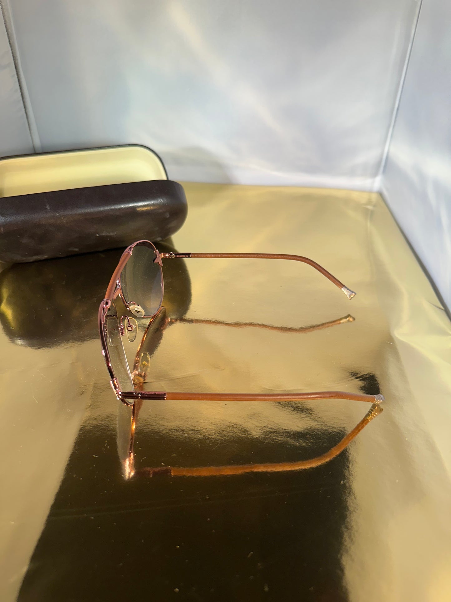 Lunettes de soleil Louis Vuitton marron