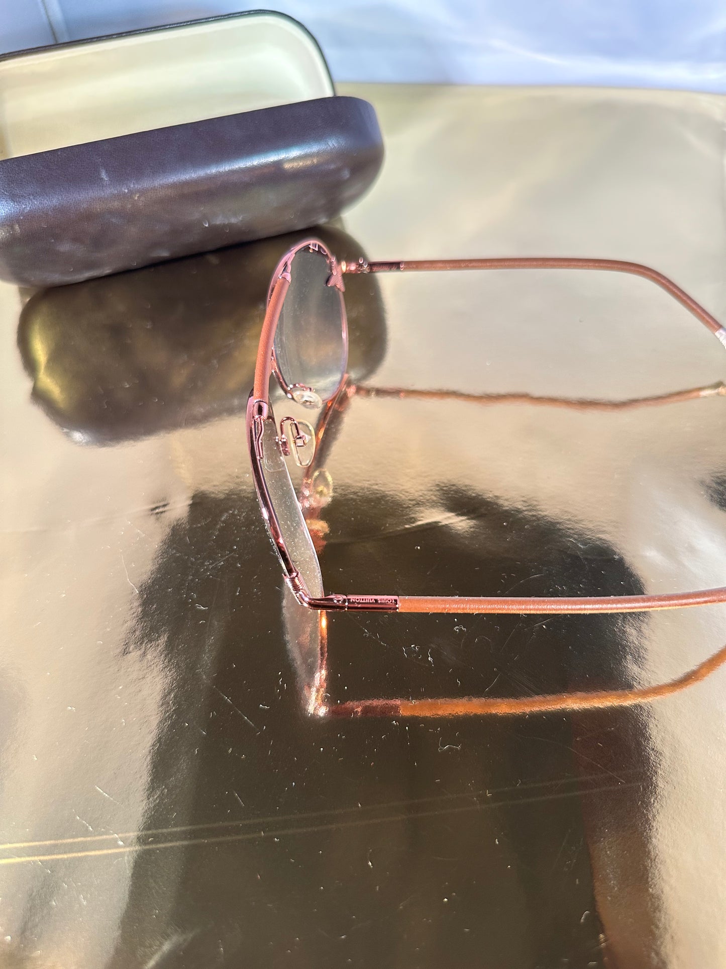 Lunettes de soleil Louis Vuitton marron