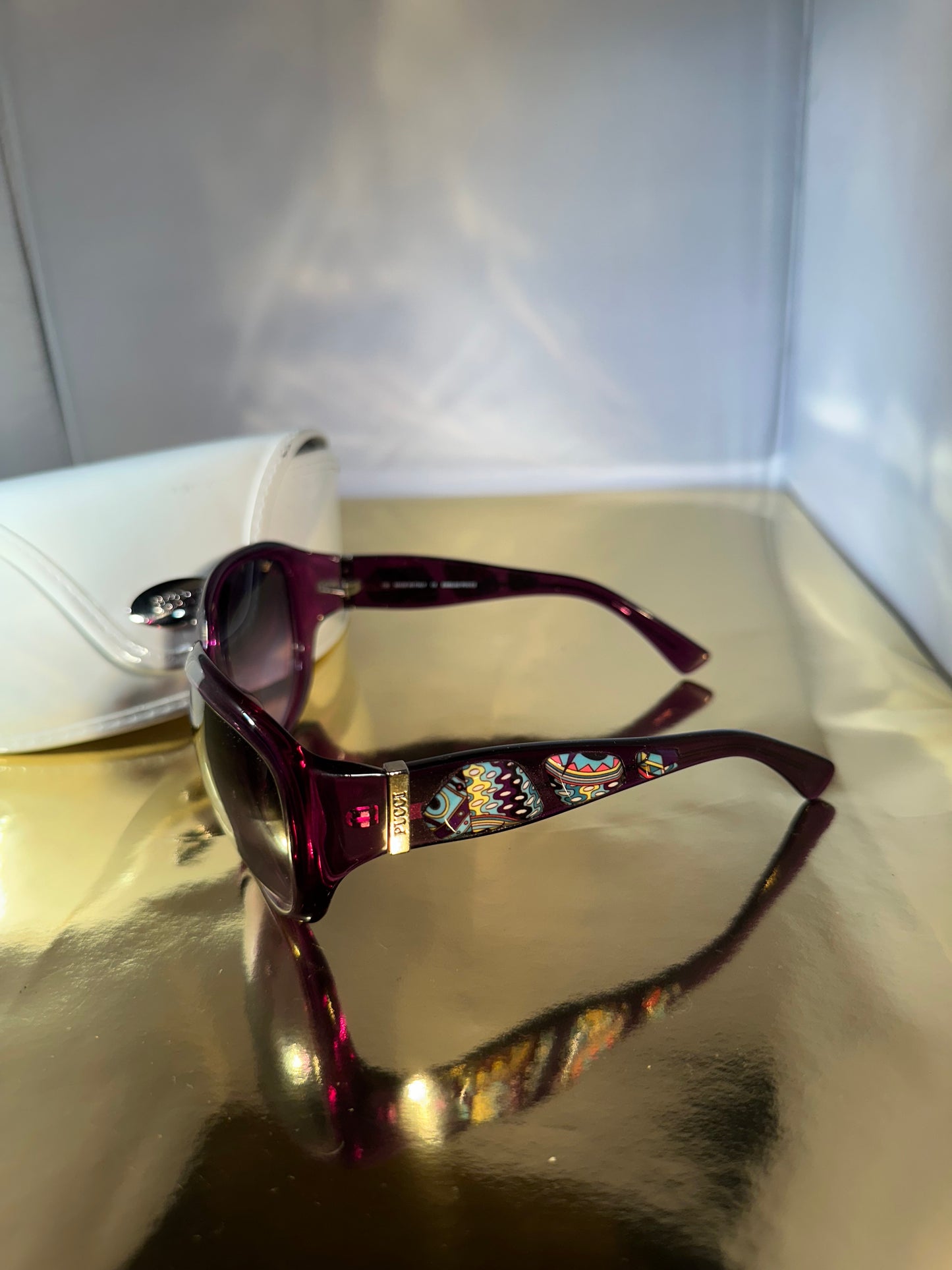 Zonnebril Emilio Pucci paars