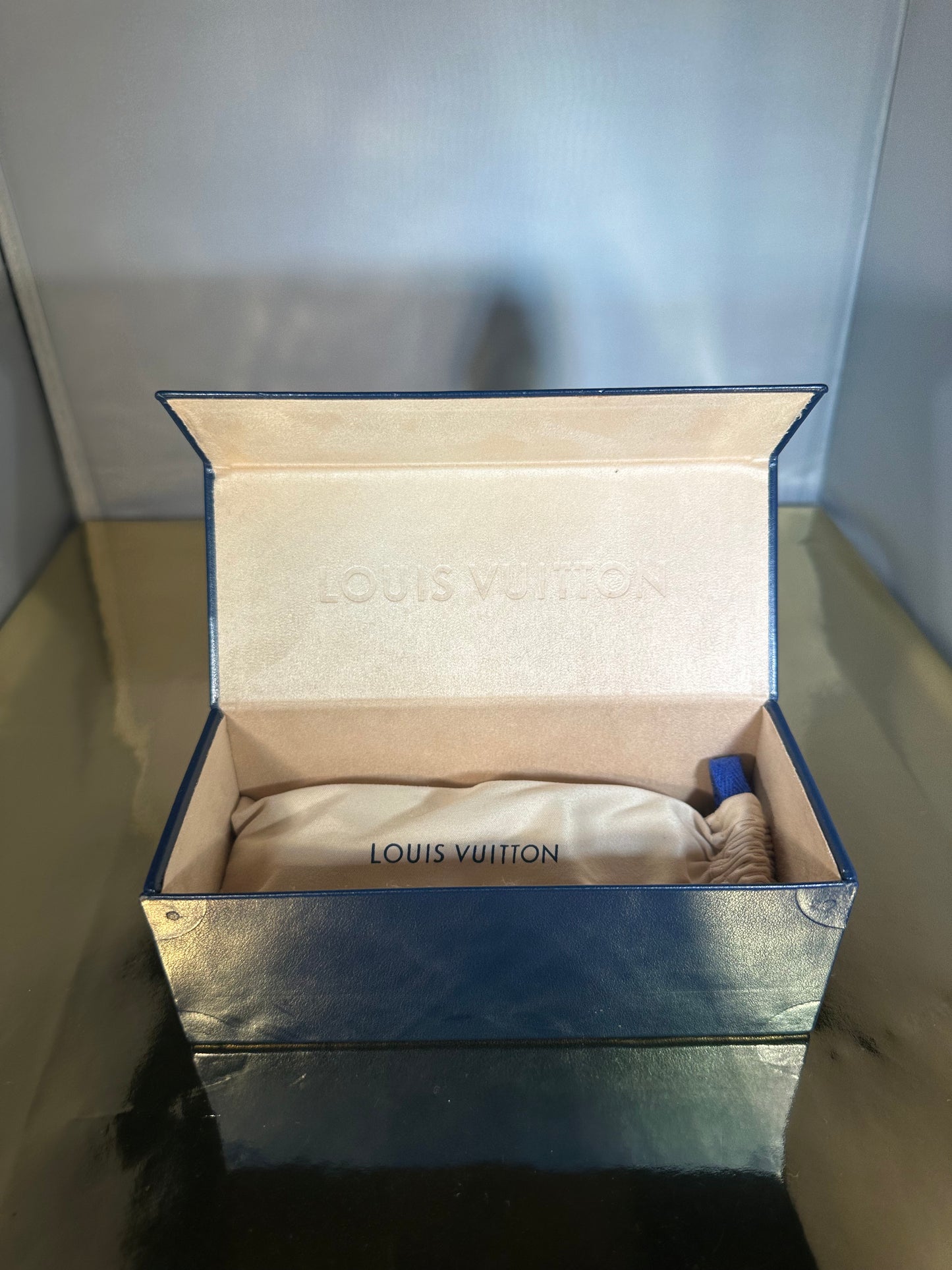 Lunettes de soleil Louis Vuitton bleues