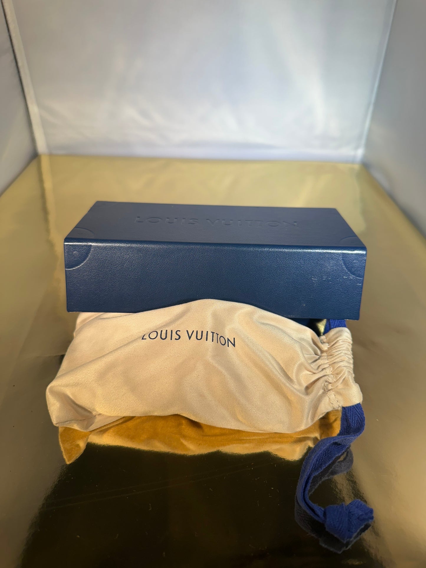 Lunettes de soleil Louis Vuitton bleues