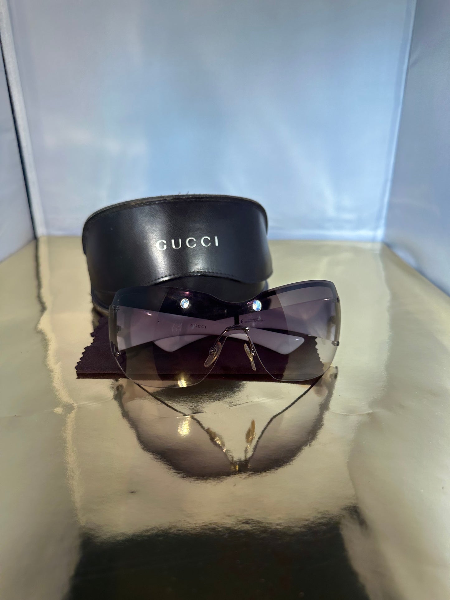 Zonnebril Gucci wit