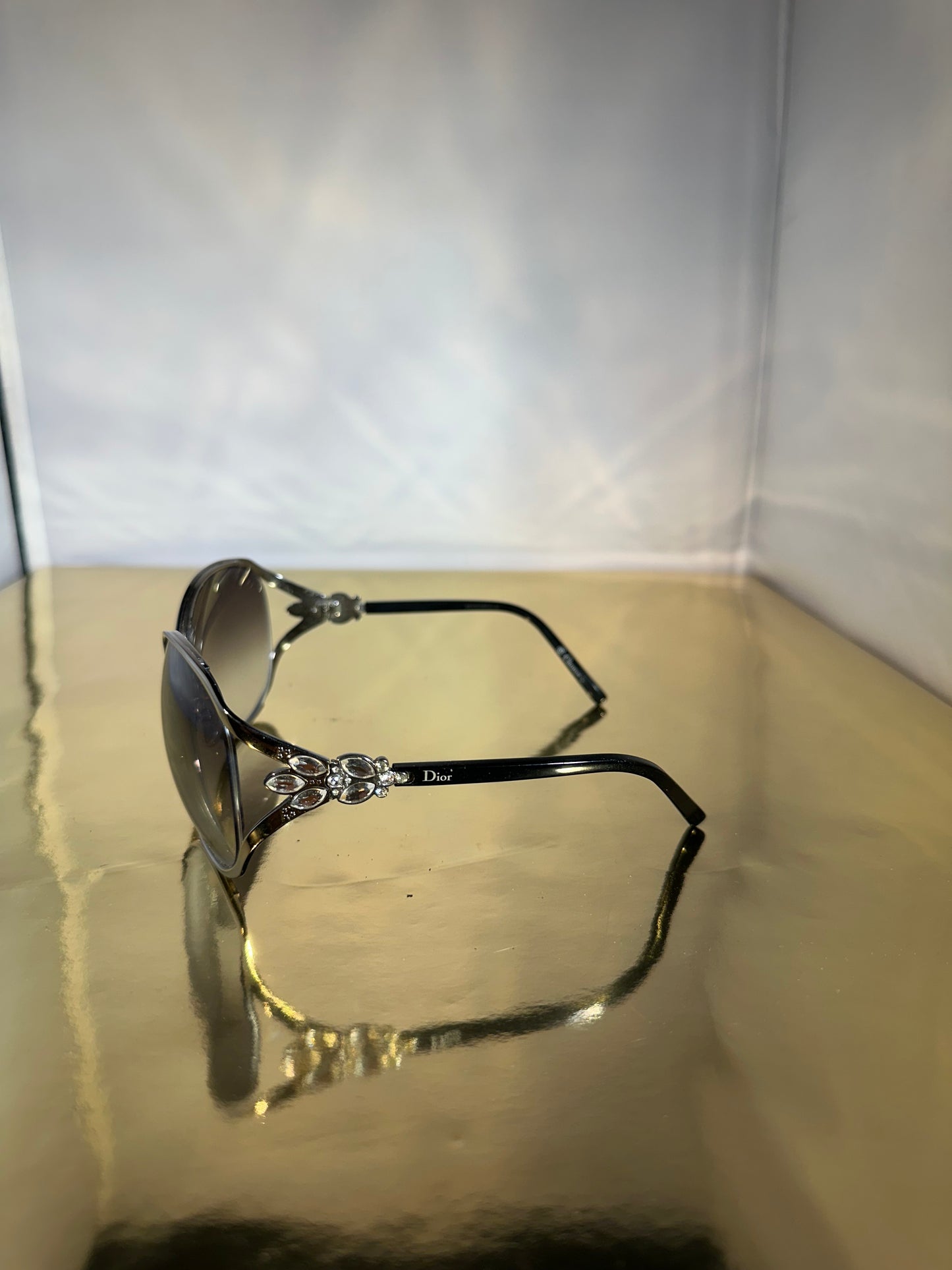 Zonnebril Dior kristallen