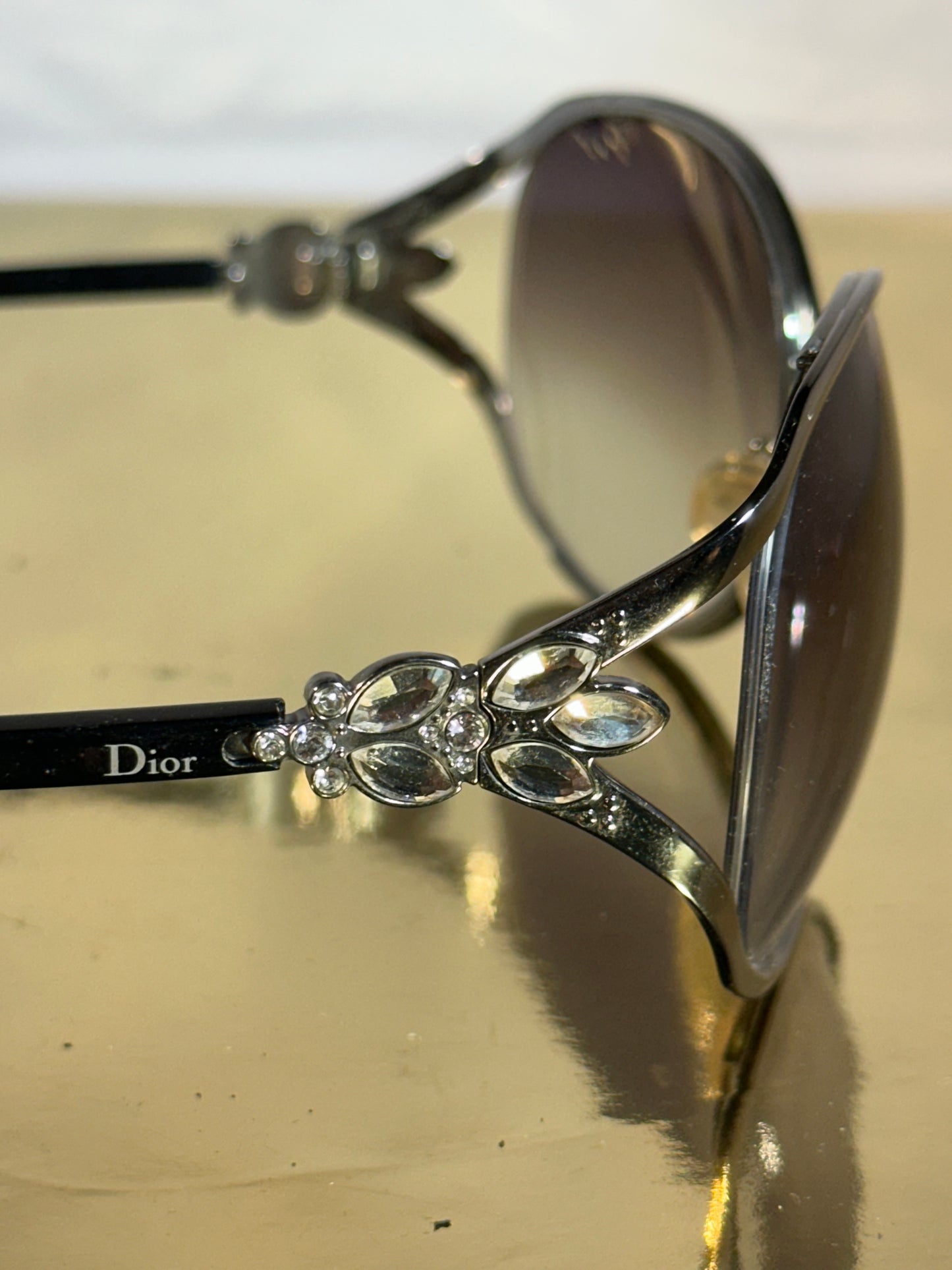 Zonnebril Dior kristallen
