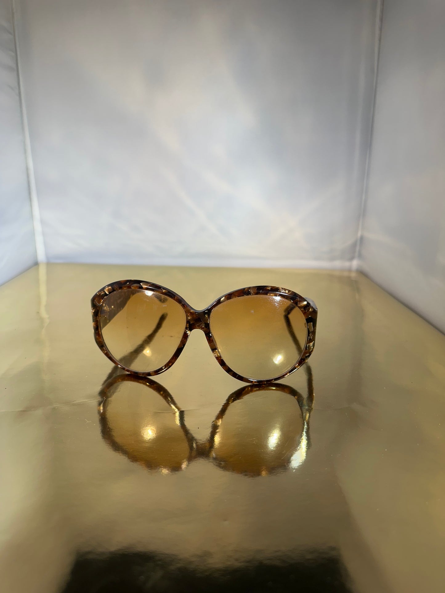Lunettes de soleil Gucci marron