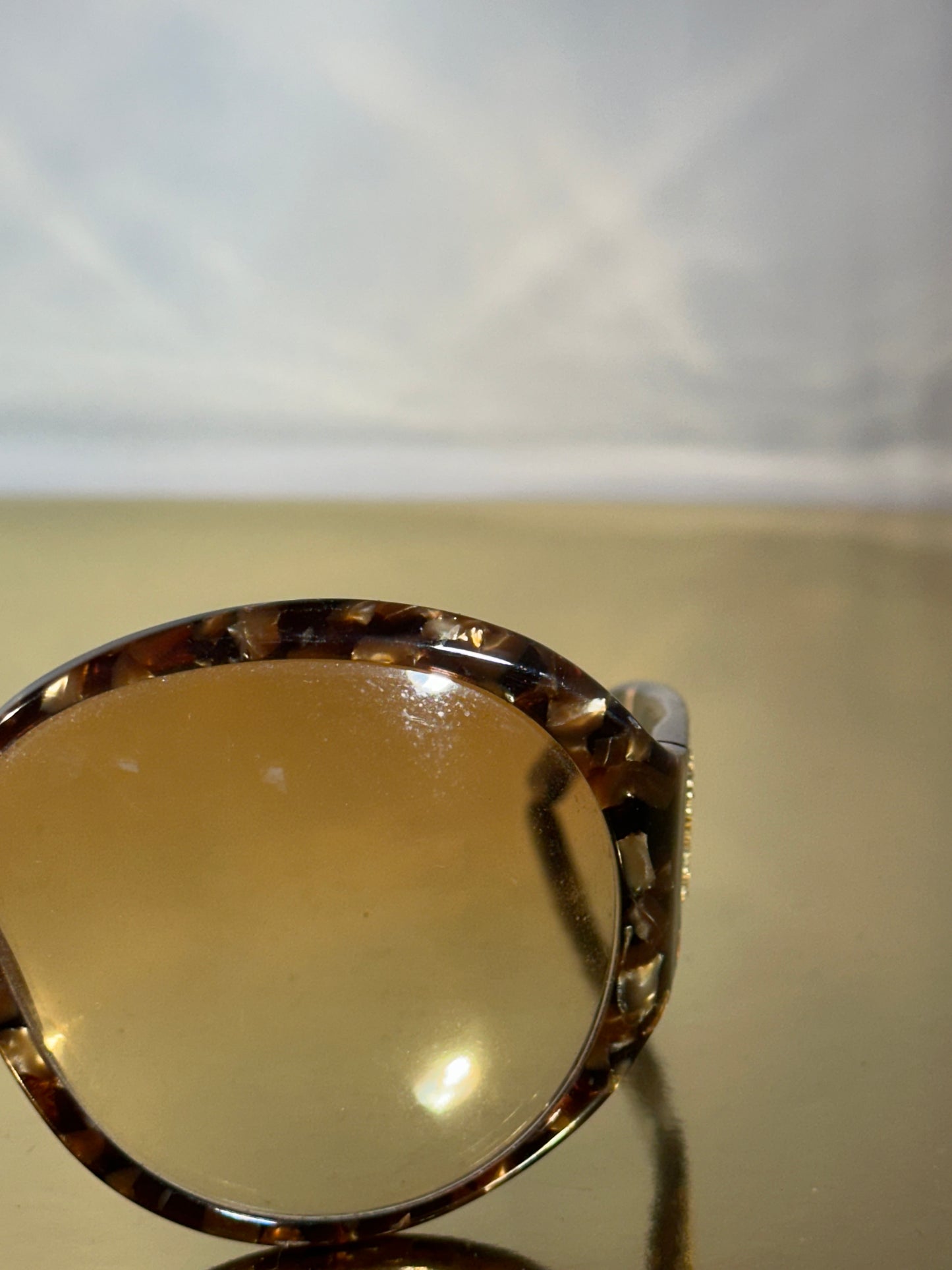 Lunettes de soleil Gucci marron
