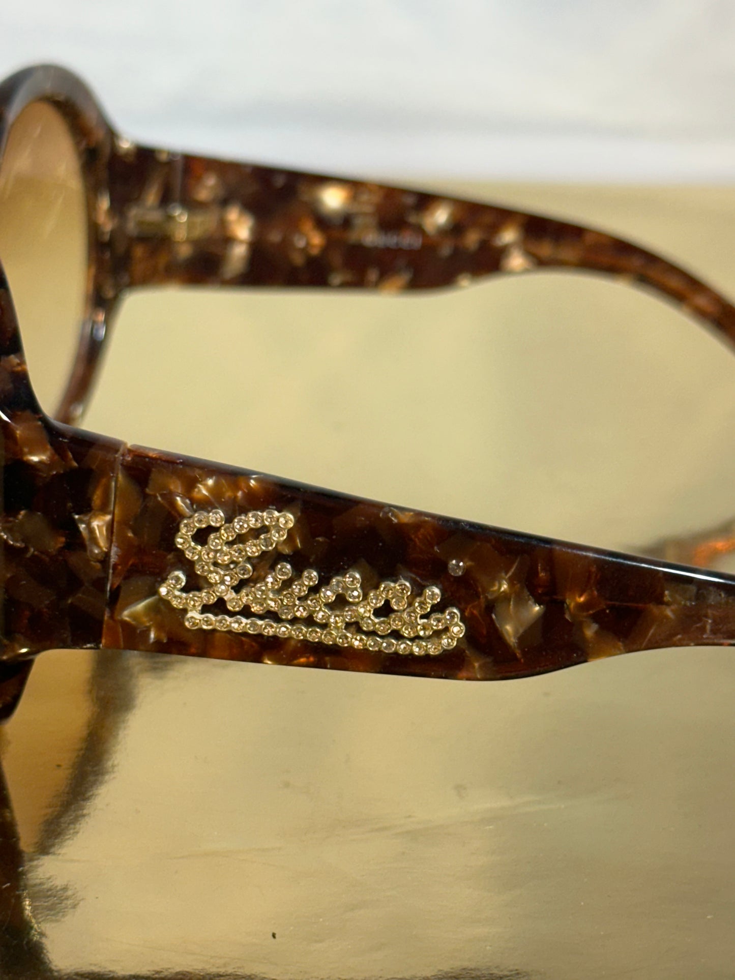 Lunettes de soleil Gucci marron