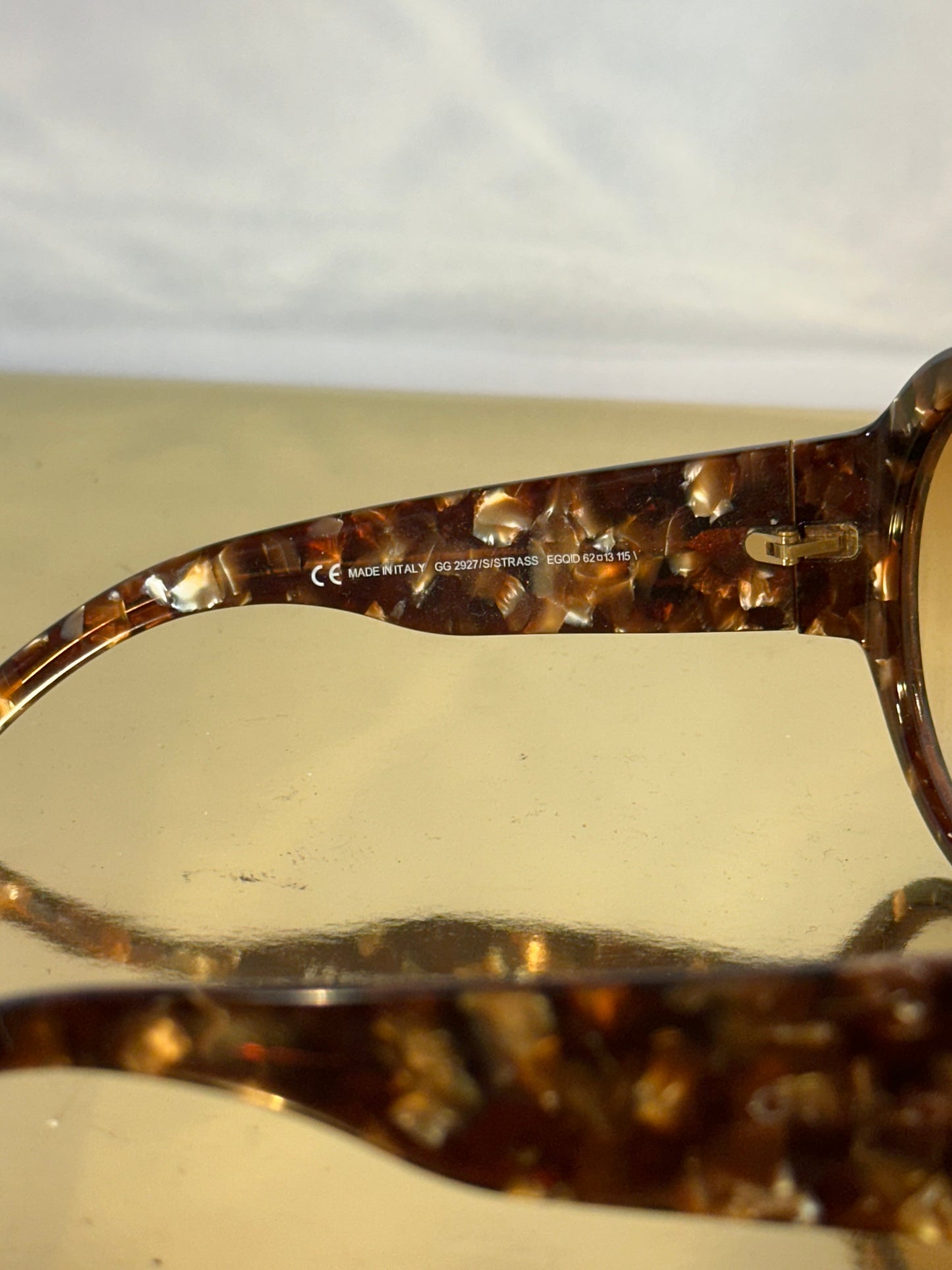 Lunettes de soleil Gucci marron