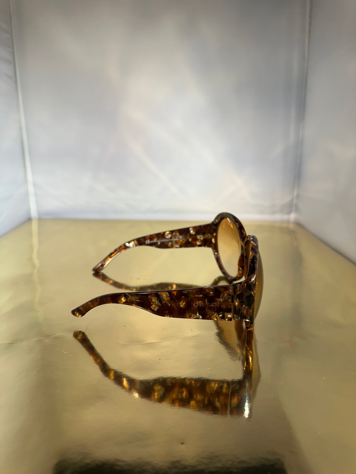 Lunettes de soleil Gucci marron