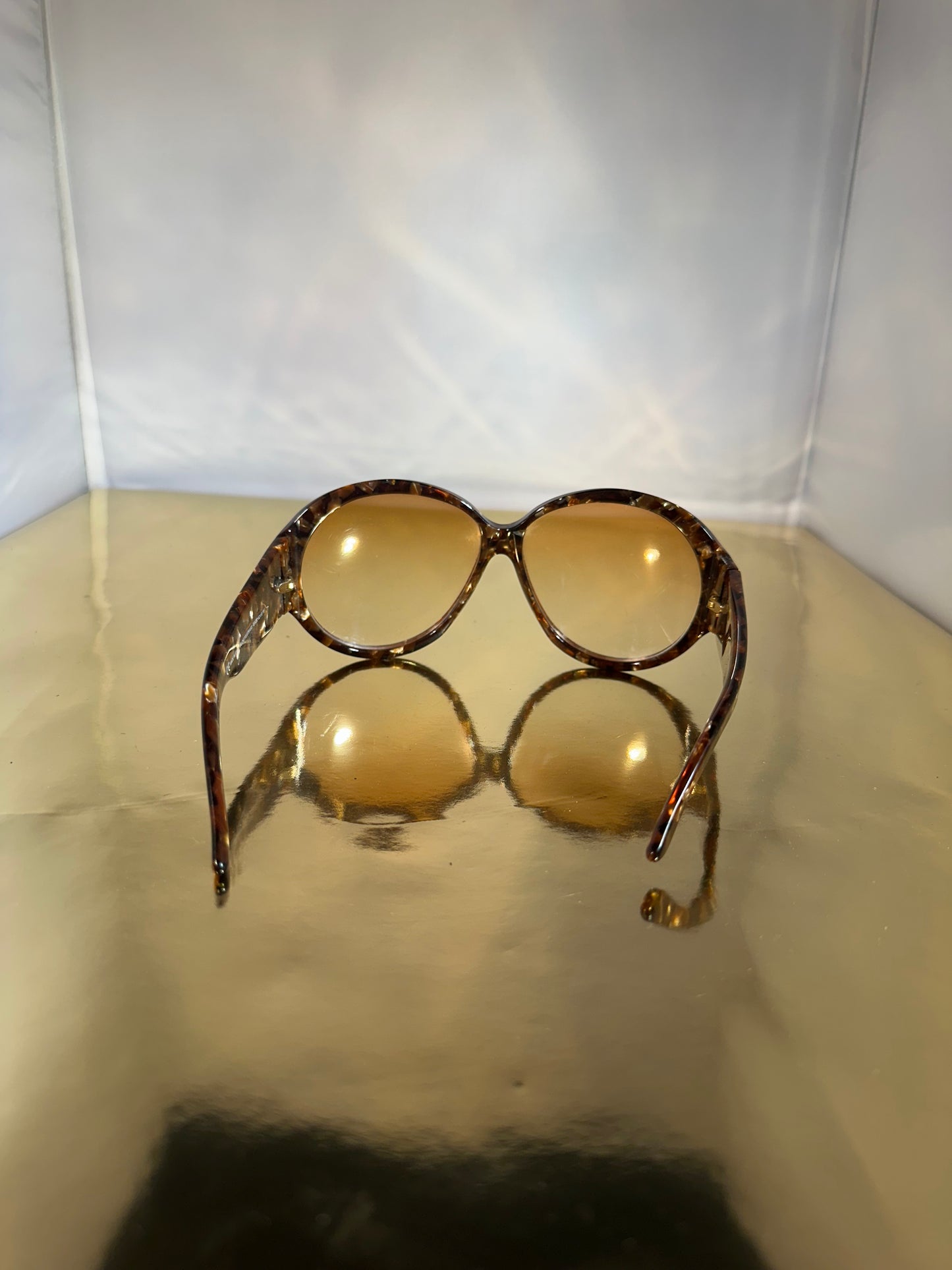 Lunettes de soleil Gucci marron