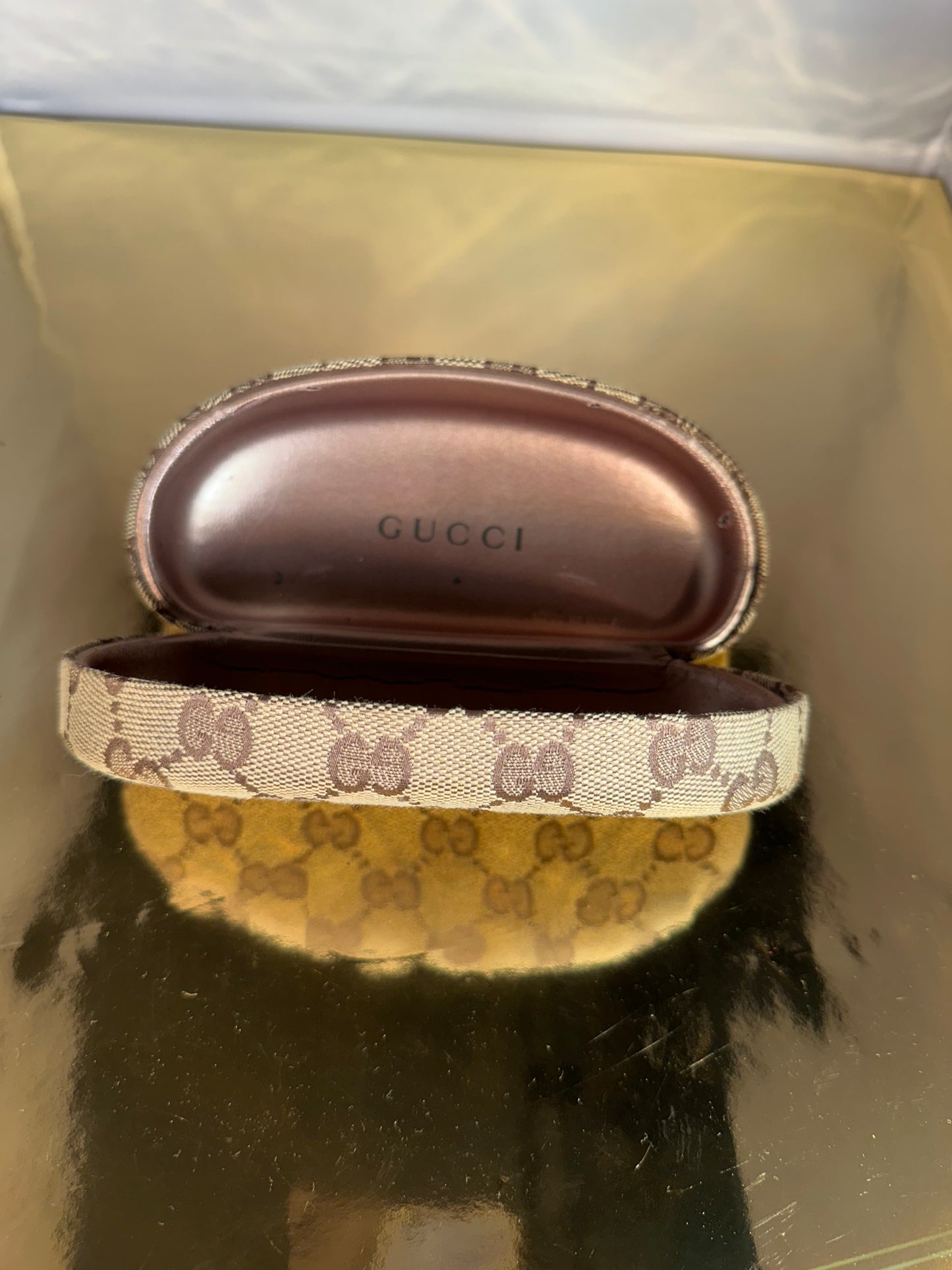 Lunettes de soleil Gucci marron