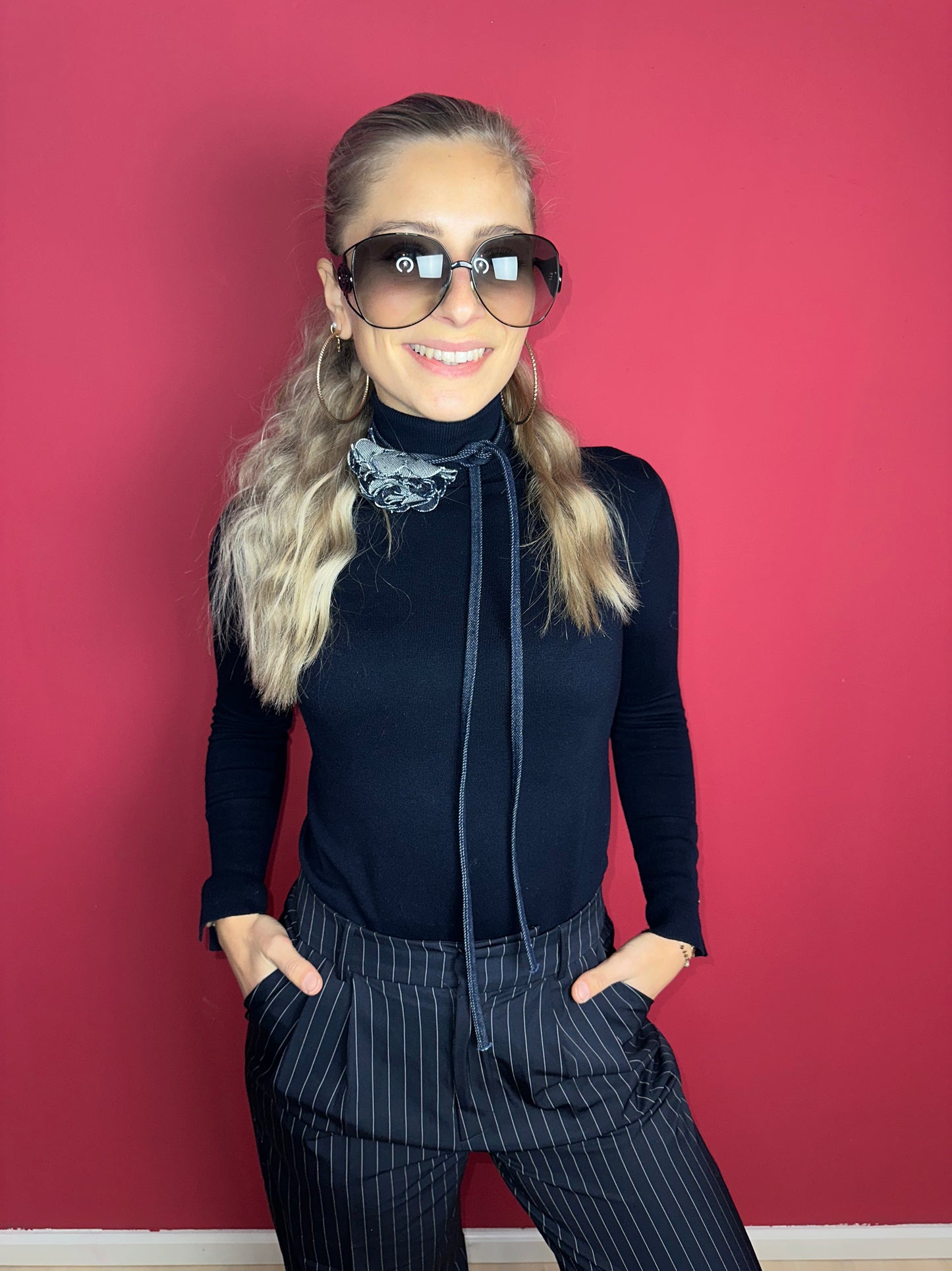 Zonnebril Gucci zwart