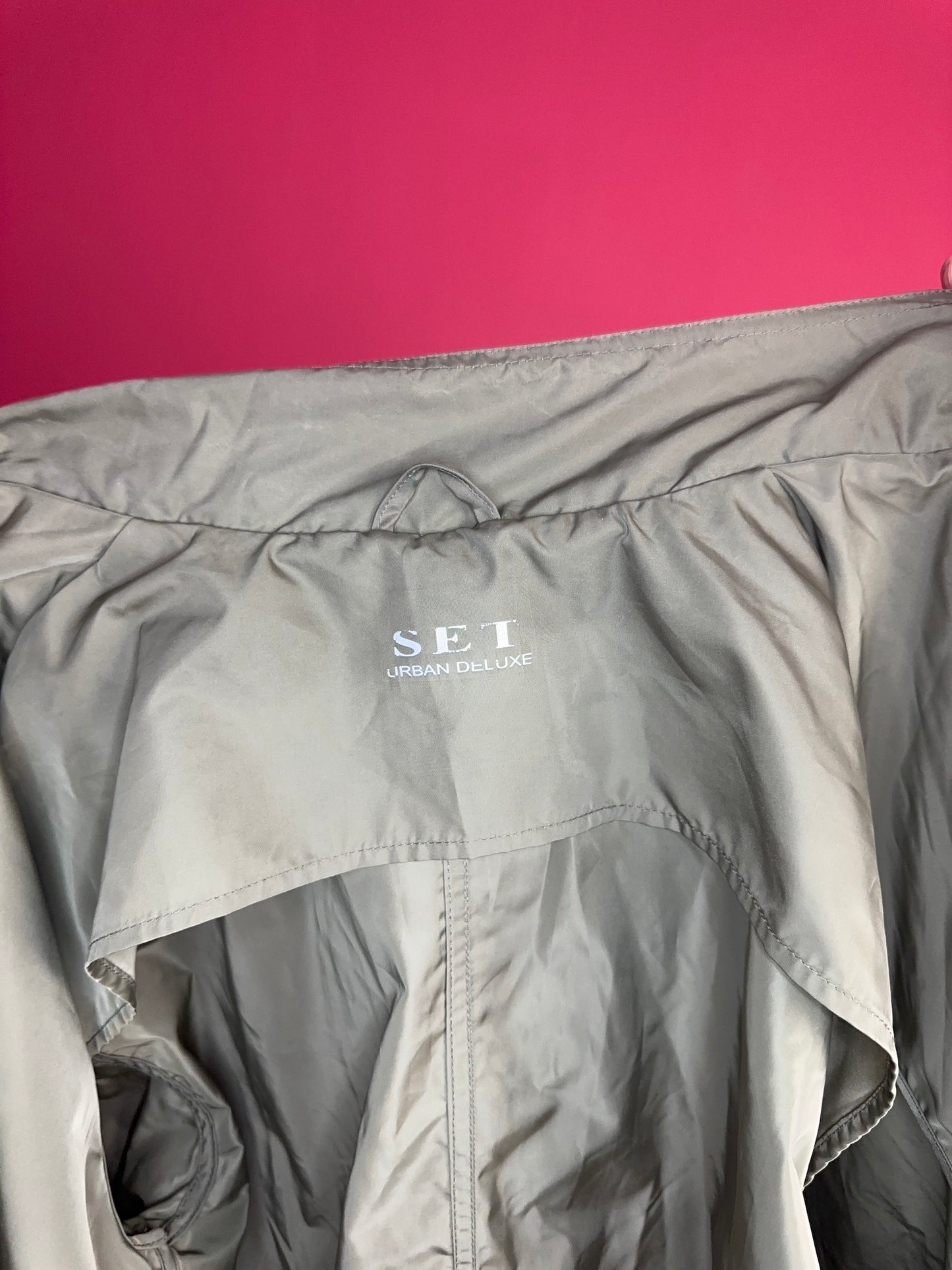 Jas SET parka legergroen - Maat 38