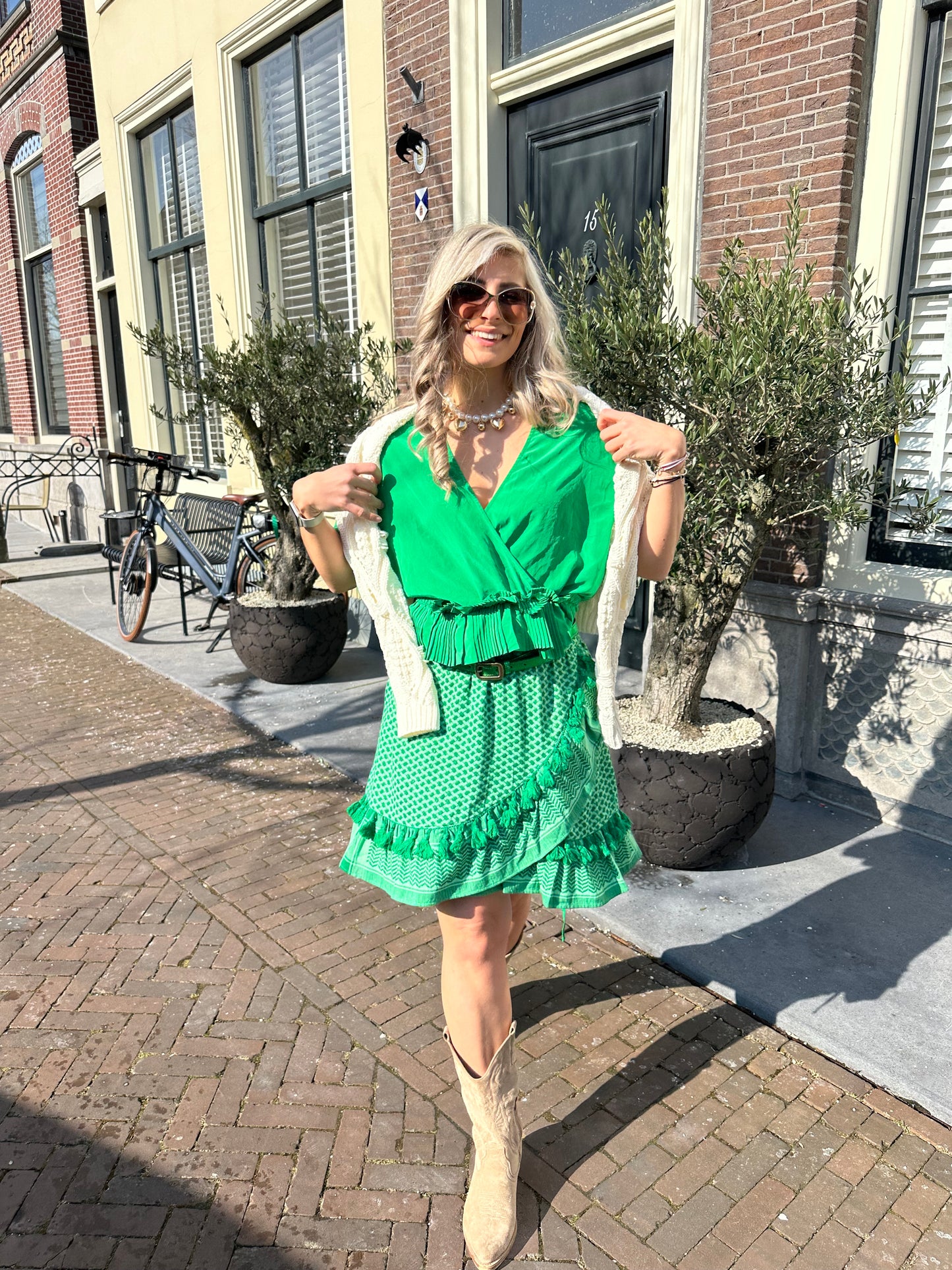 Chemisier PAROSH vert