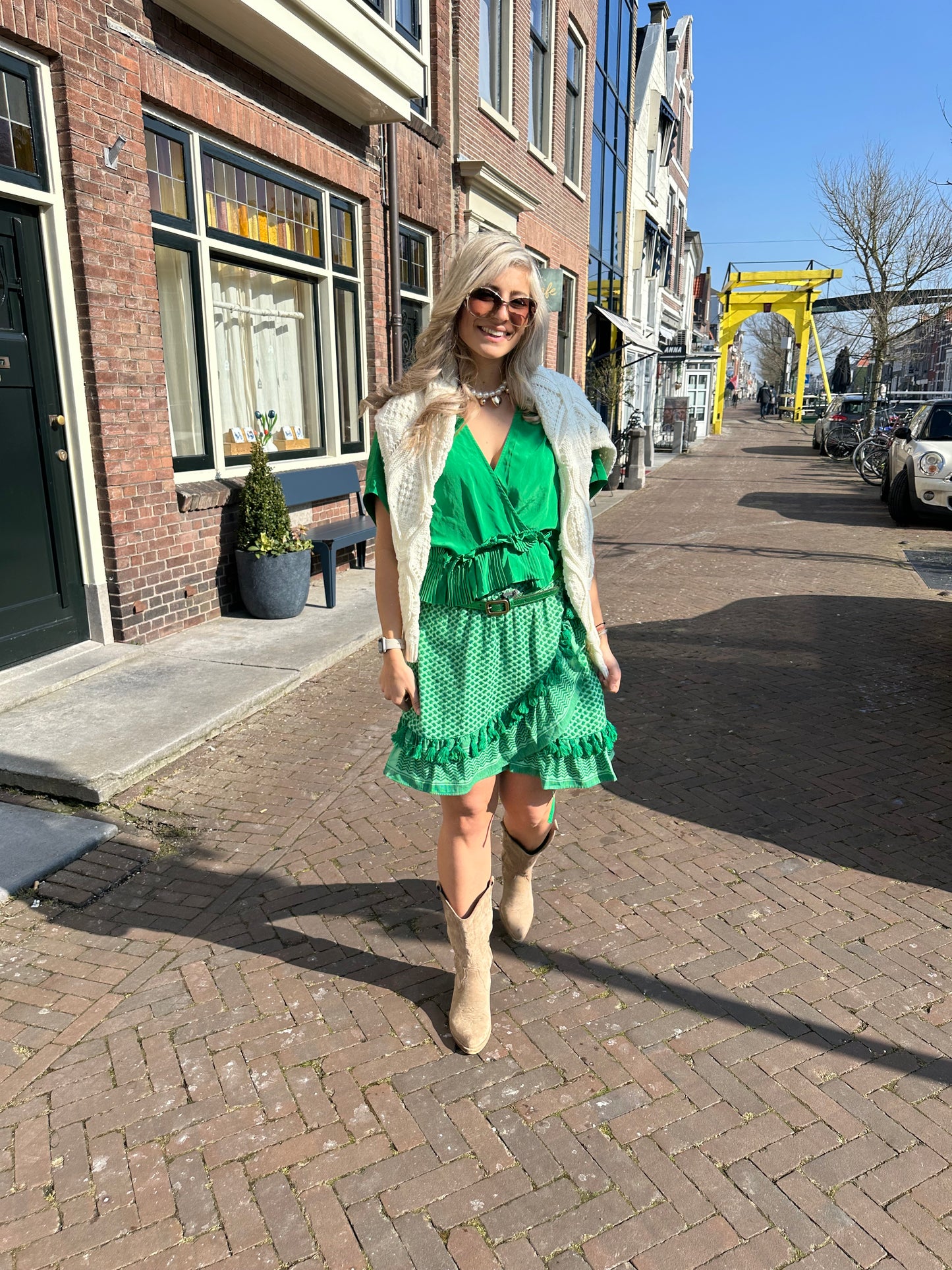 Jupe Cecilie verte